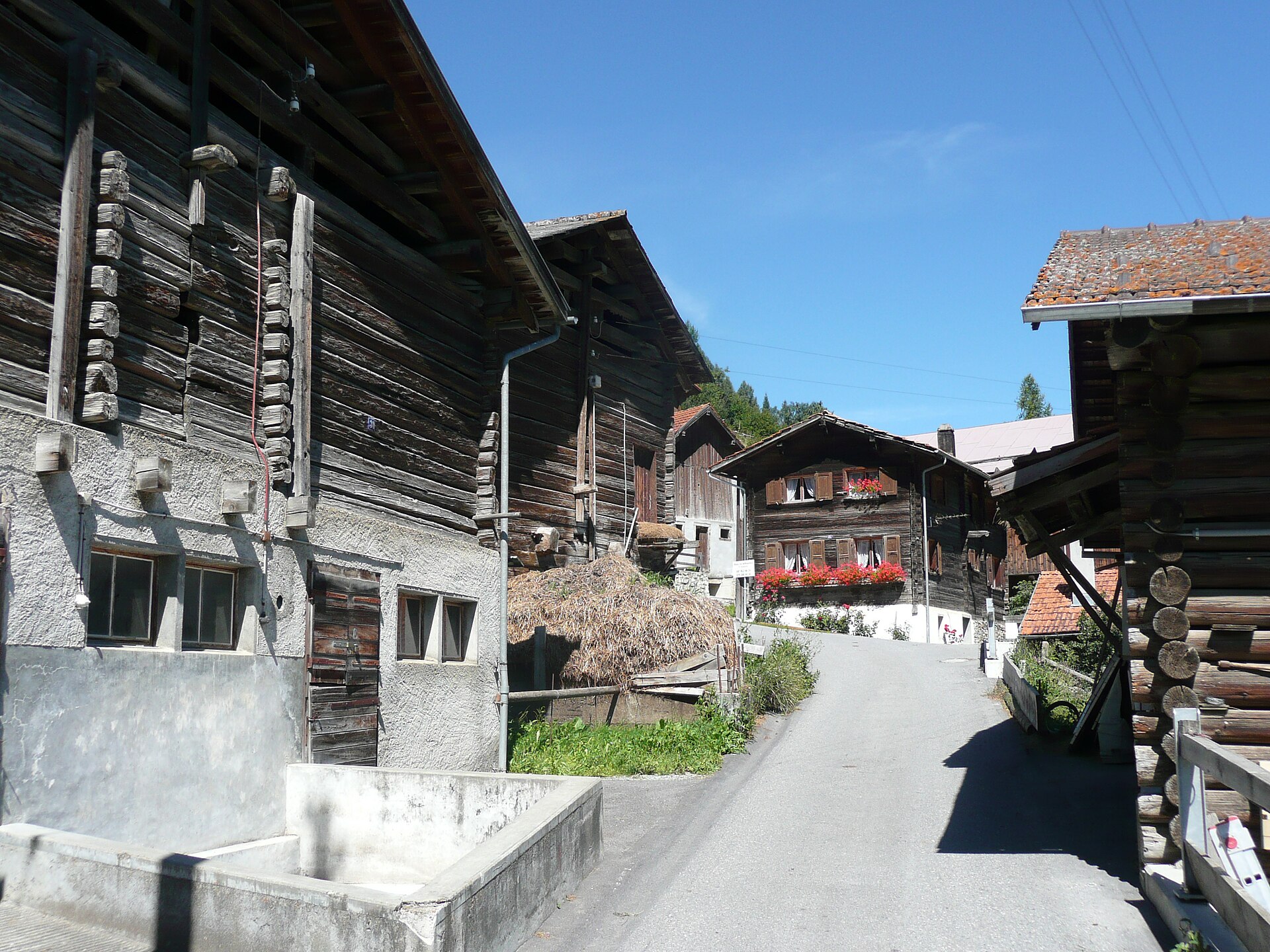 Obermutten — Alpine village in Switzerland