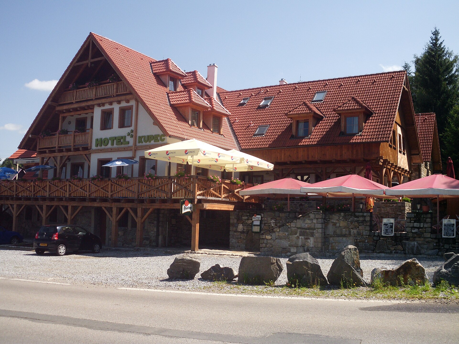 Skipark Frymburk — Alpine village in Czechia