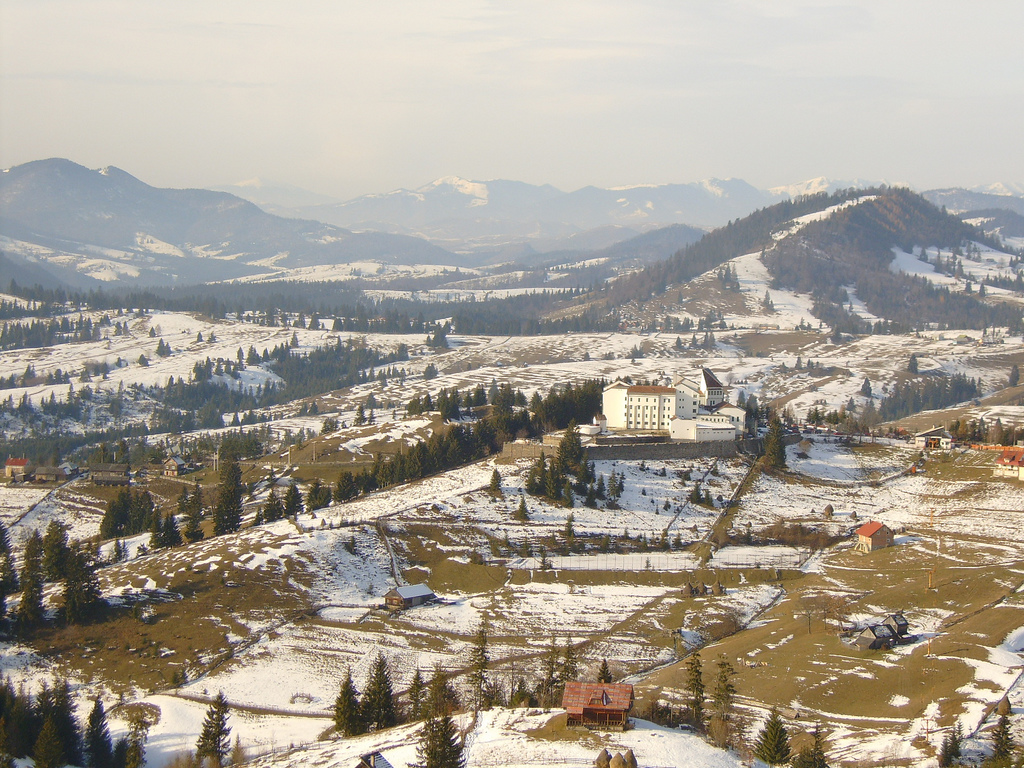 Tiha Bârgăului, mountain village in Romania