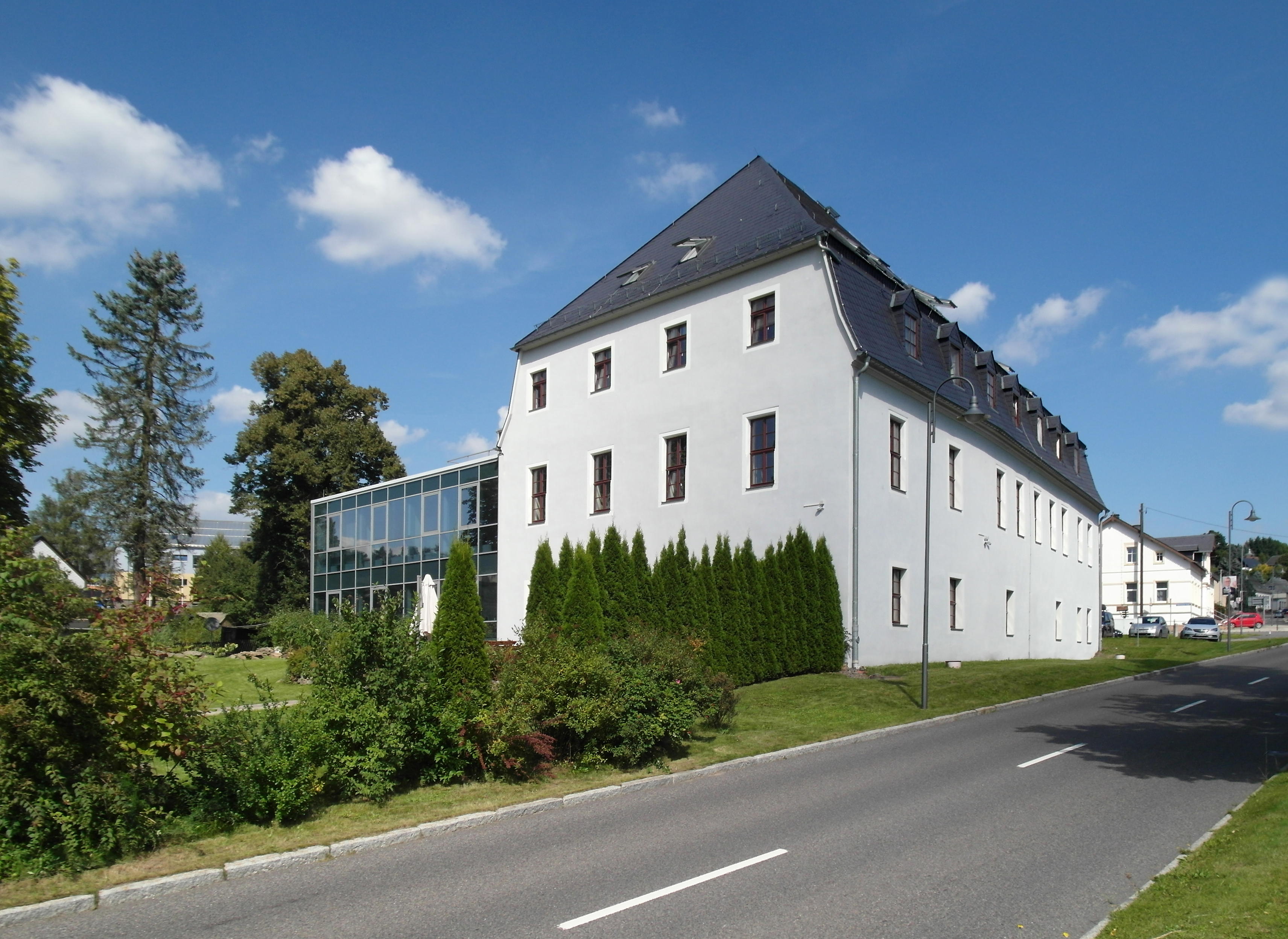 Großrückerswalde, mountain village in Germany