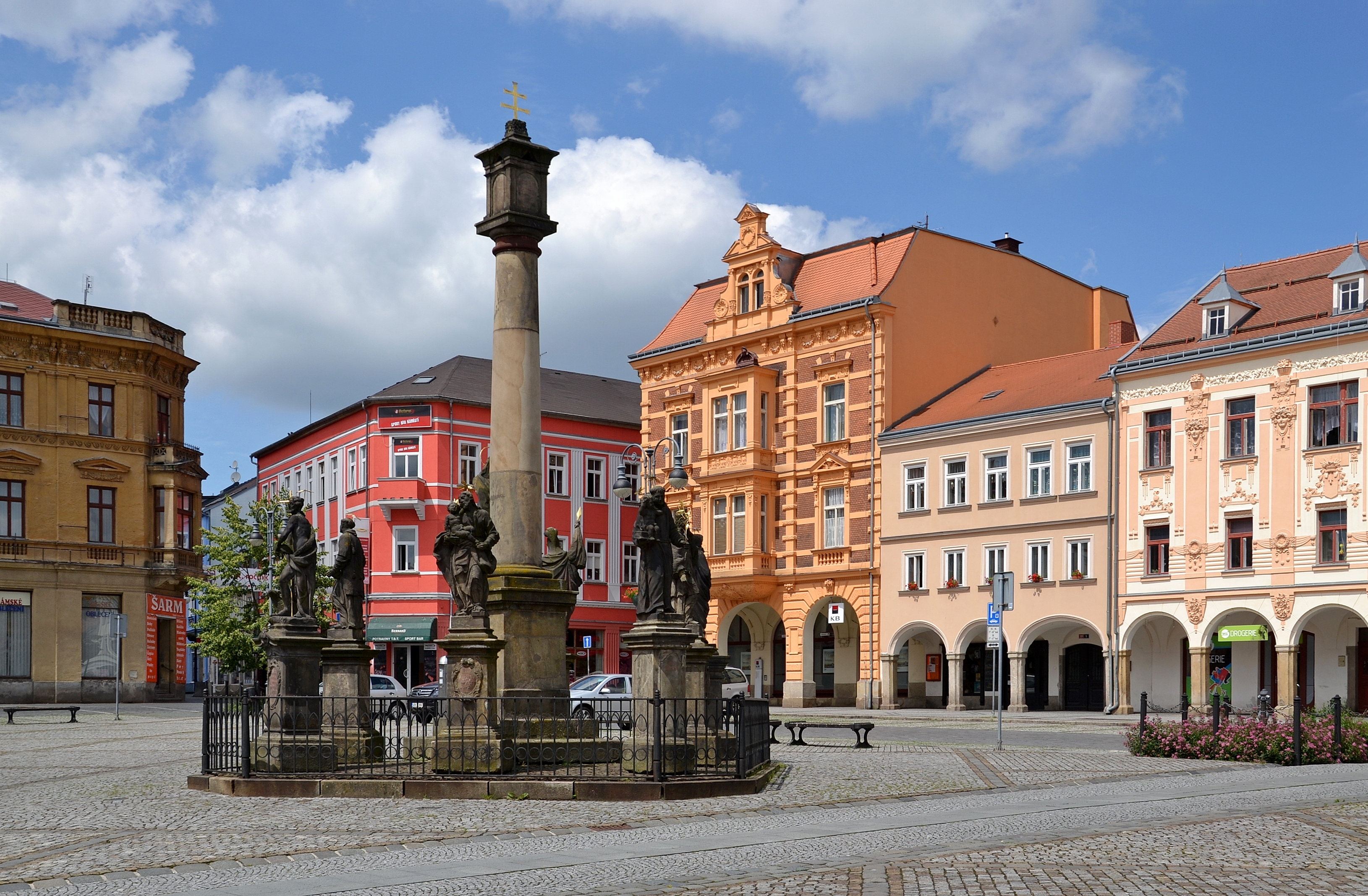 Rumburk, mountain village in Czechia