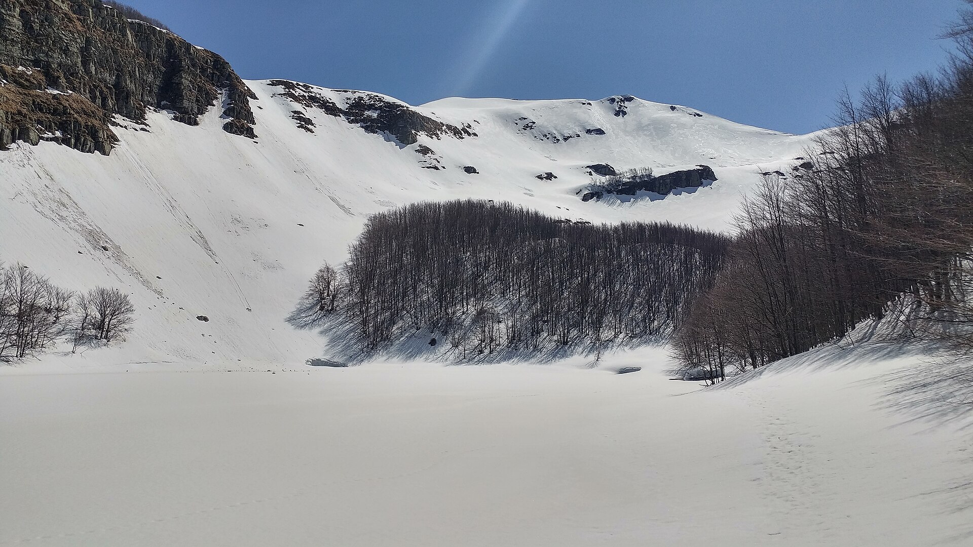 Area Sciistica Pratospilla, mountain village in Italy