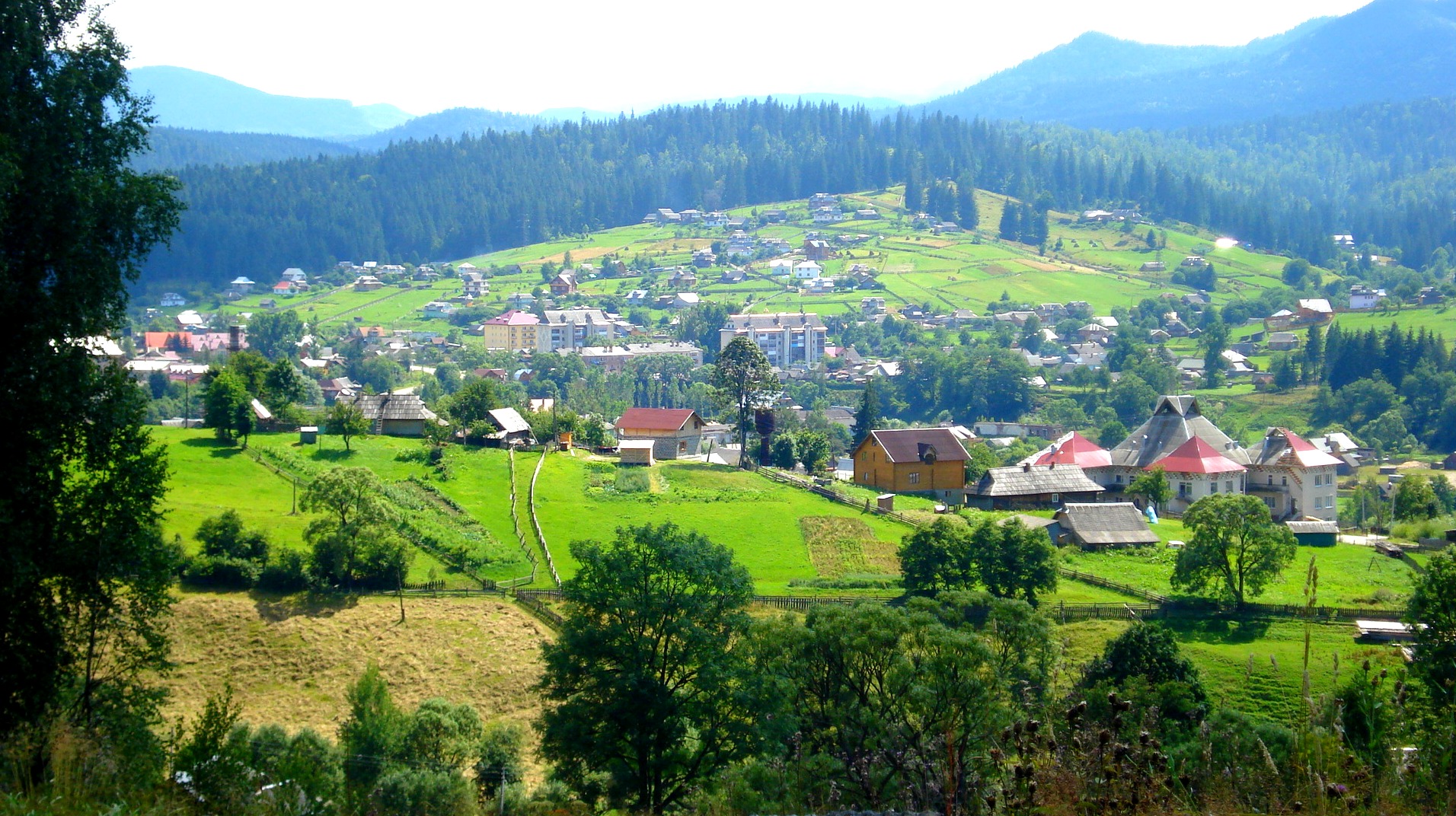 Vorokhta, mountain village in Ukraine