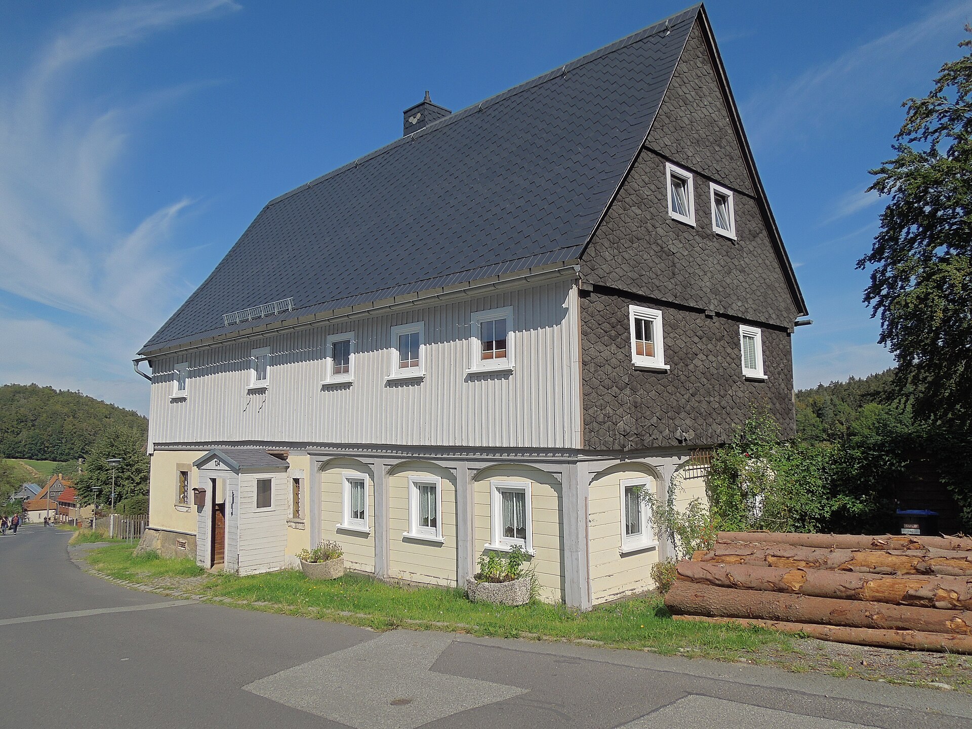 Skigebiet Lausche, mountain village in Germany