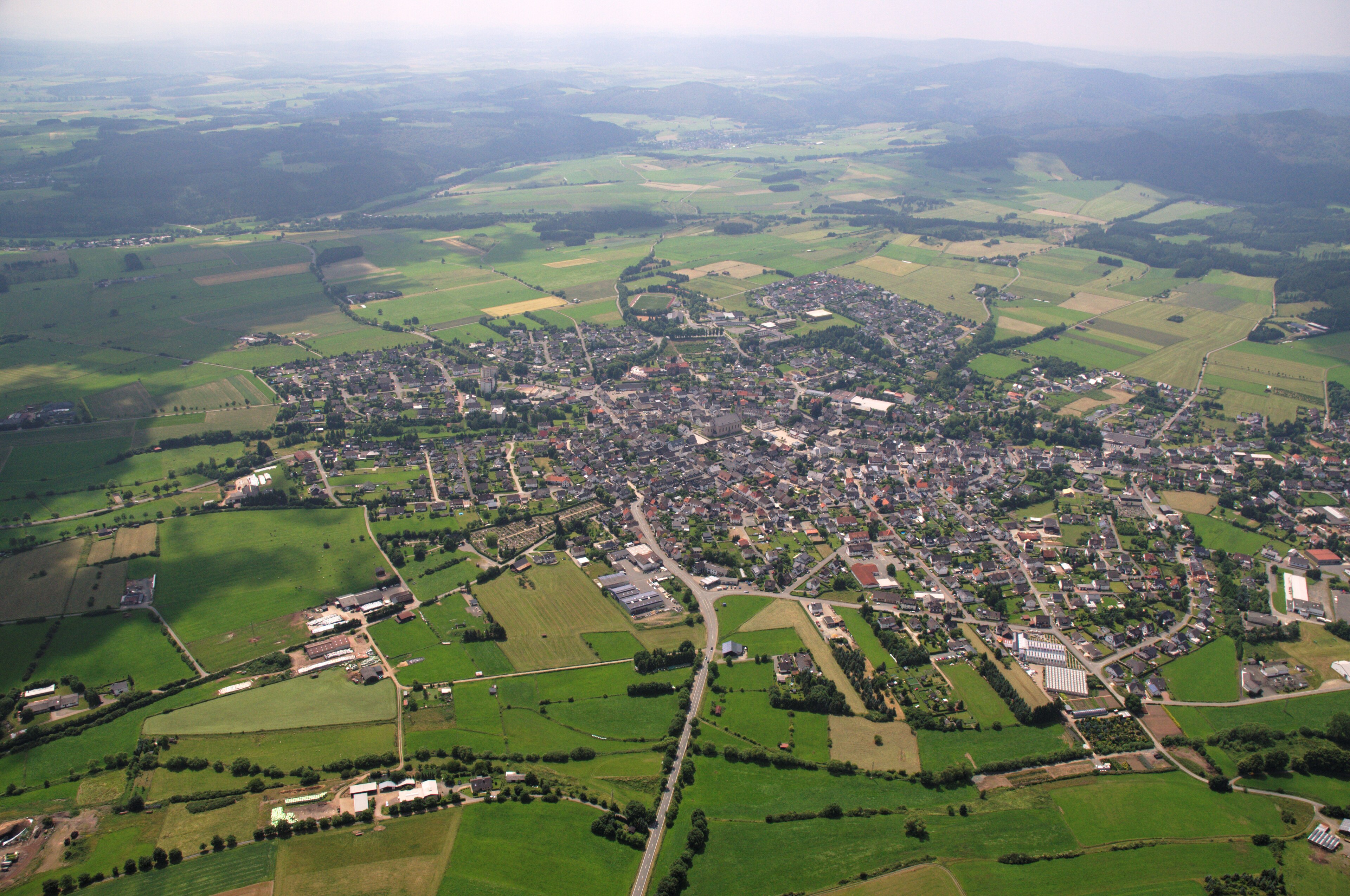 Medebach, mountain village in Germany
