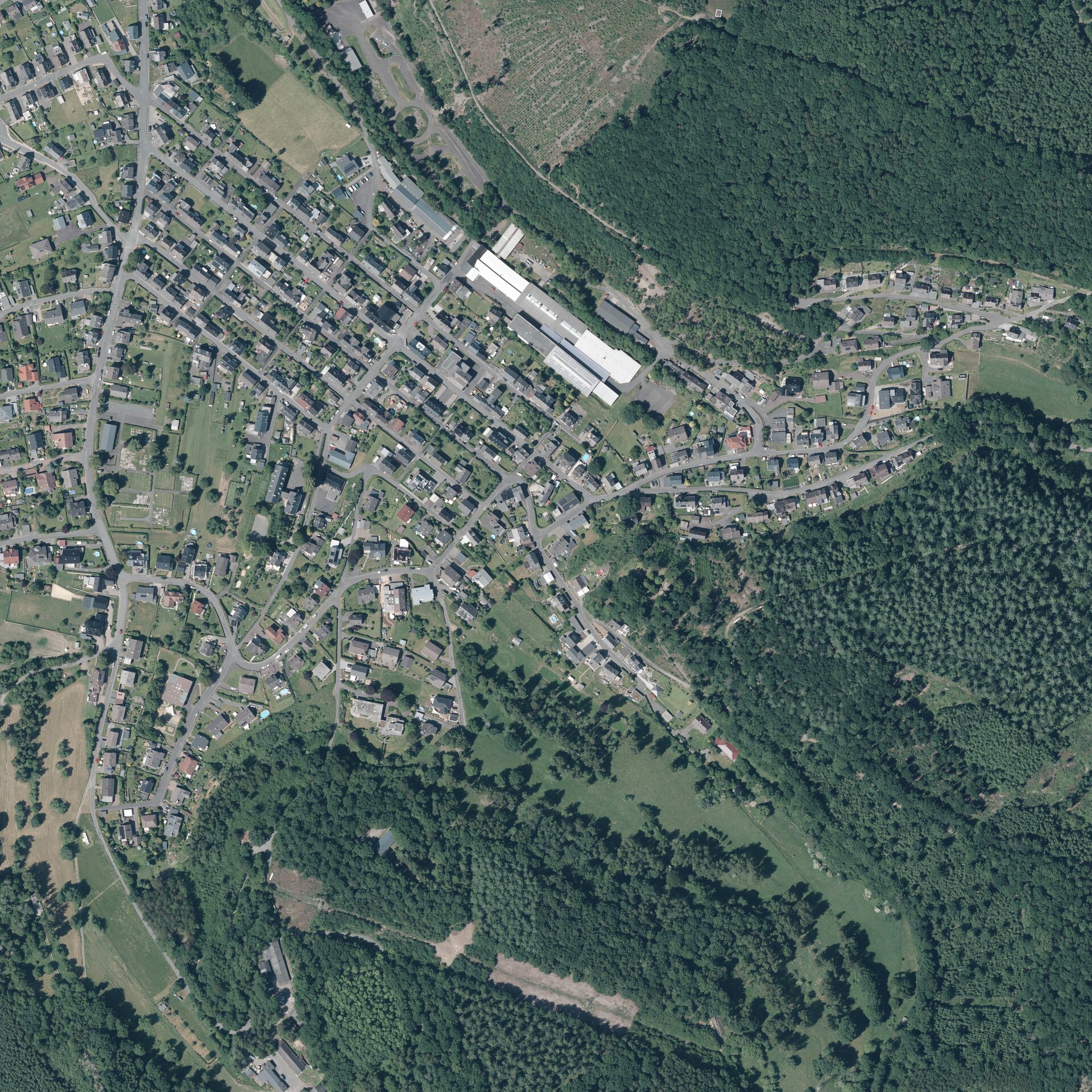 Neunkirchen, mountain village in Germany