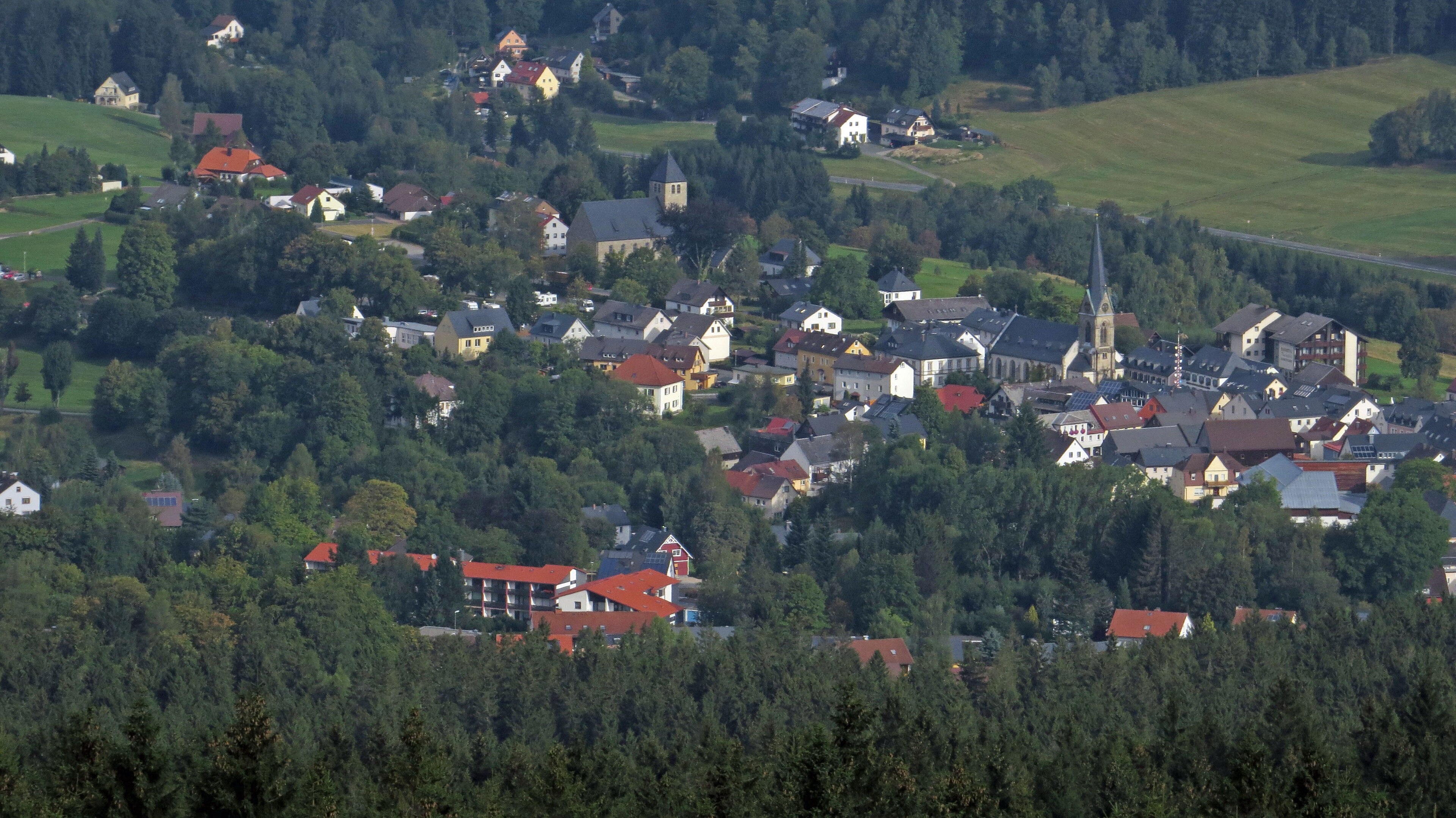 Bischofsgrün, mountain village in Germany