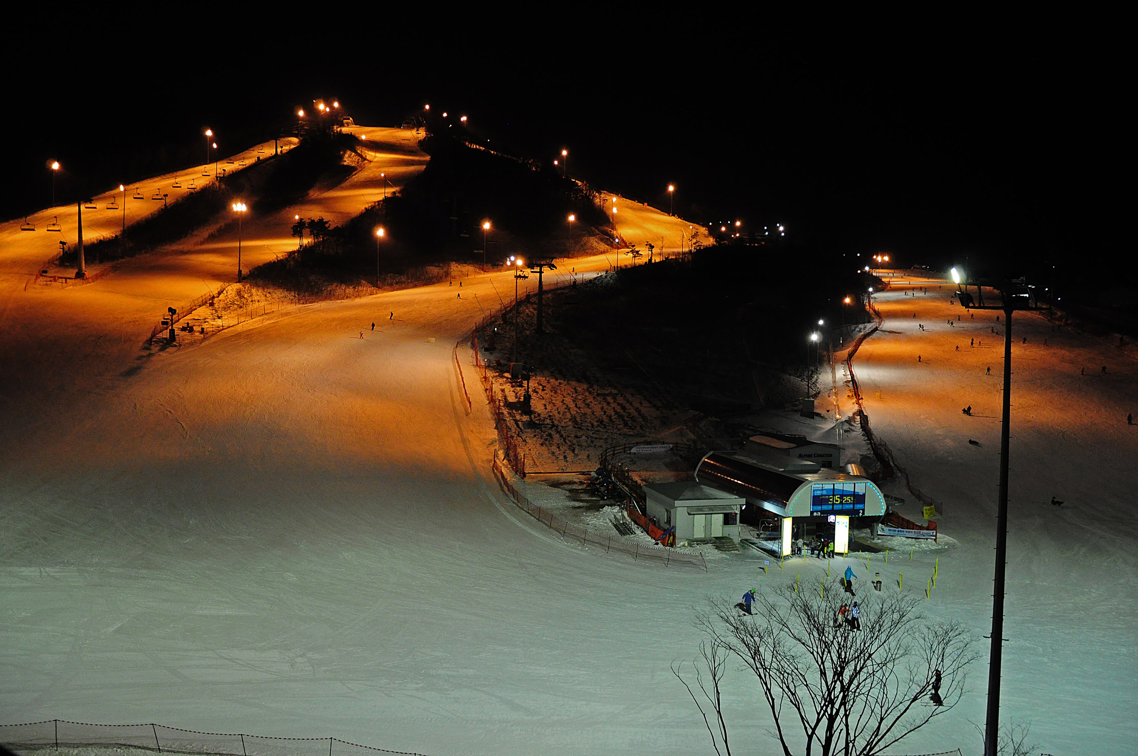 Alpensia, mountain village in South Korea