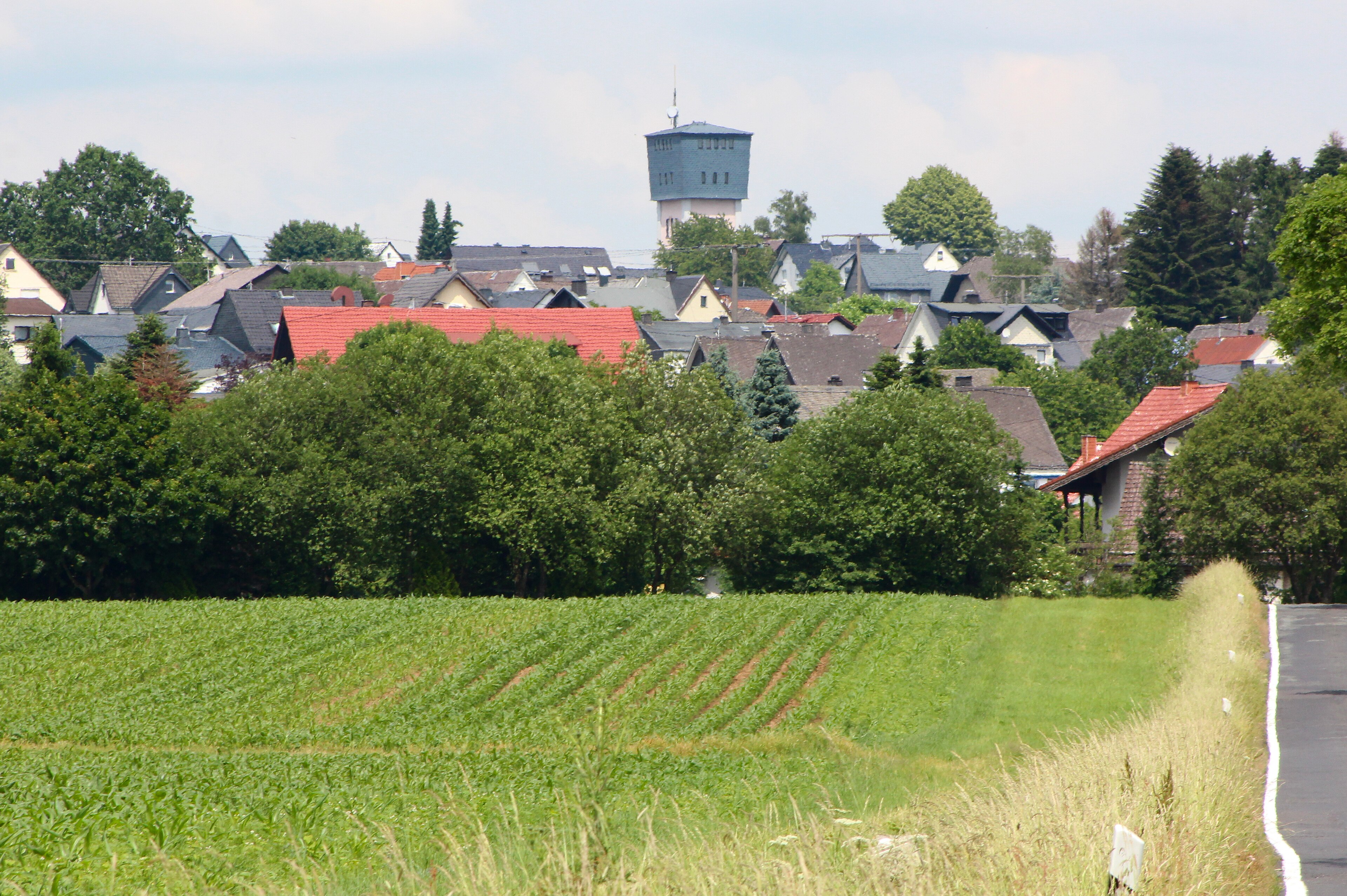 Höhn, mountain village in Germany