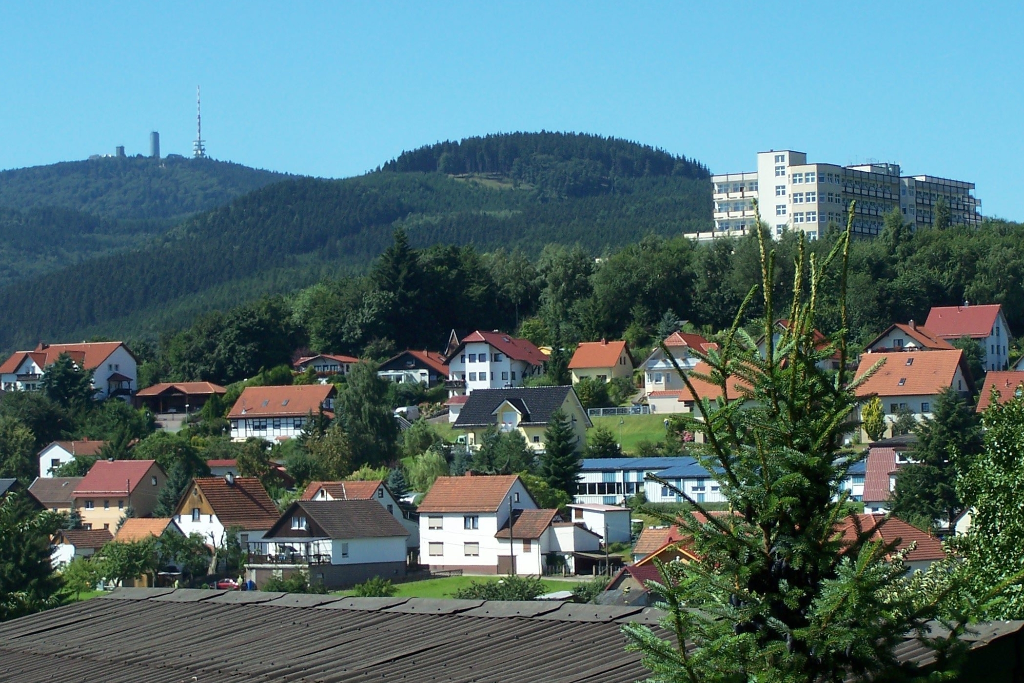 Bad Tabarz, mountain village in Germany