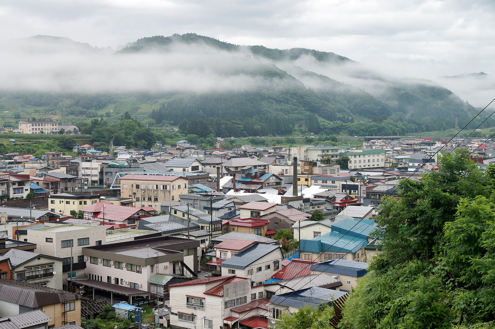 Owani Onsen Ski Resort International Area, mountain village in Japan