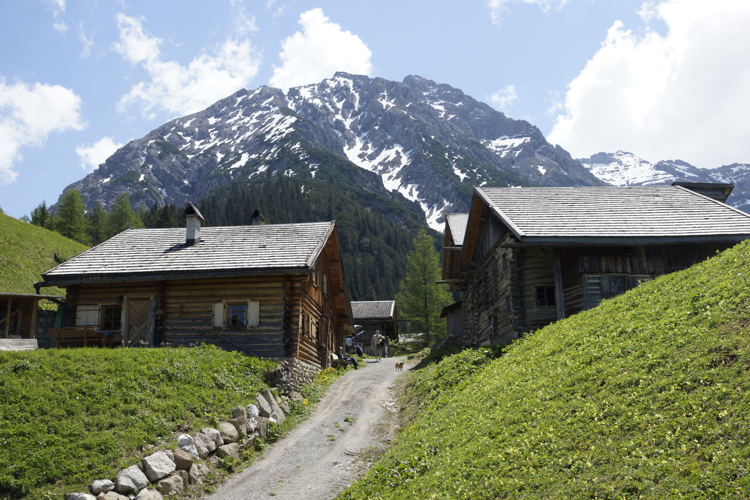 Pfafflar, mountain village in Austria