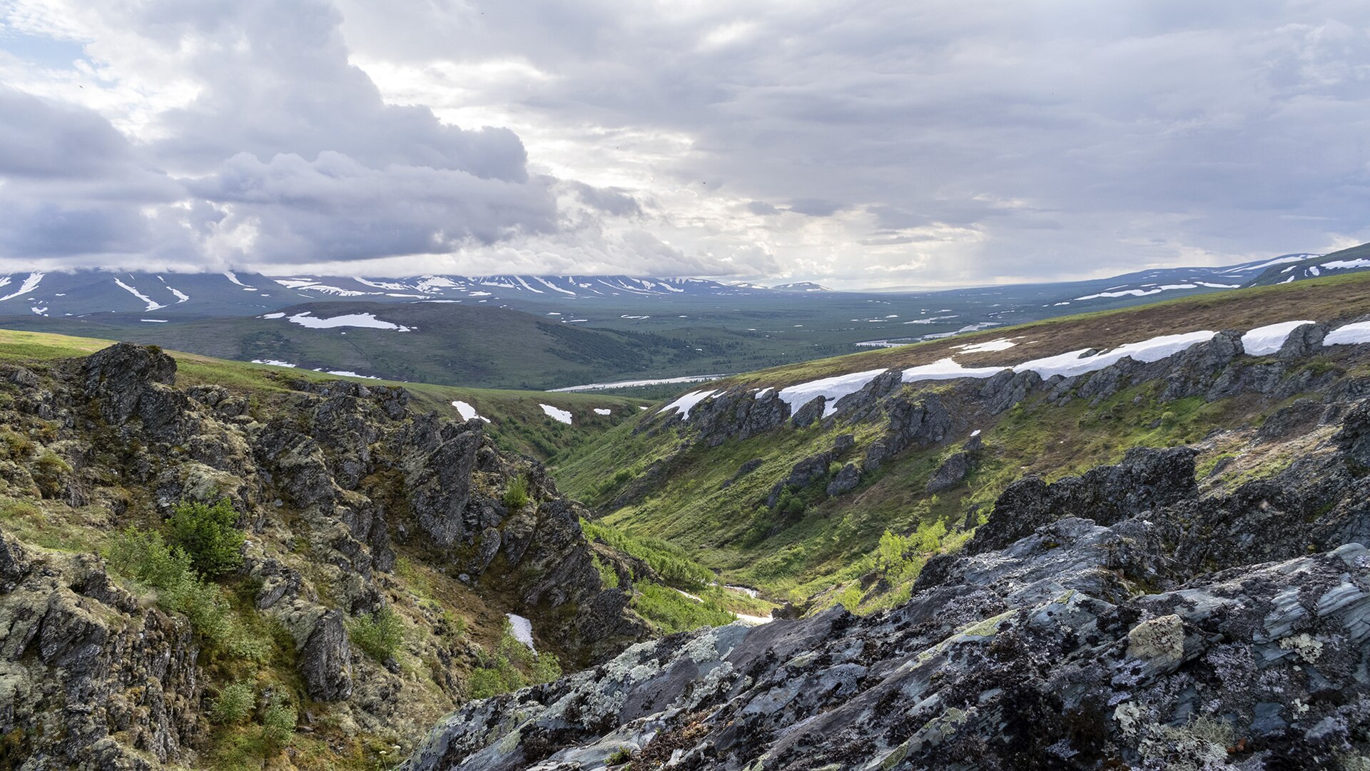 Priuralsky Rayon, mountain village in Russia