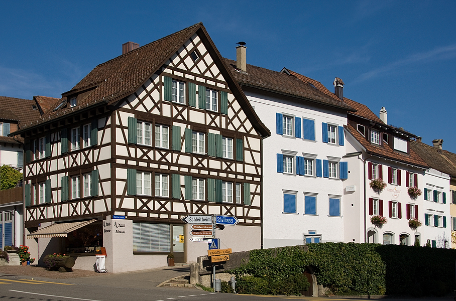 Hallau — Alpine village in Switzerland