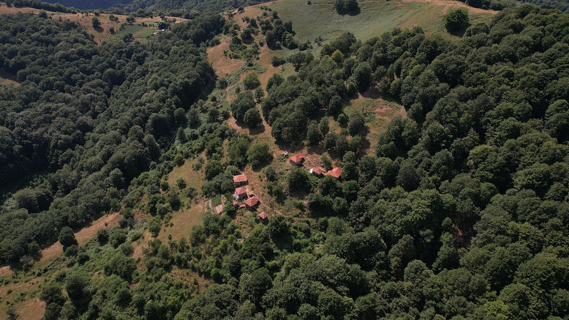 Ponikva, mountain village in North Macedonia