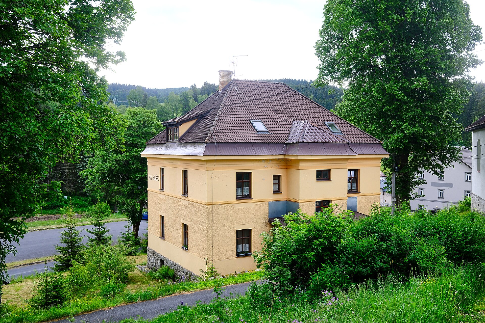 Nové Hamry - Nad kostelem, mountain village in Czechia