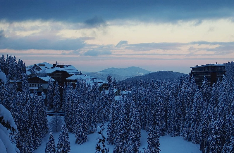 Pamporovo, mountain village in Bulgaria