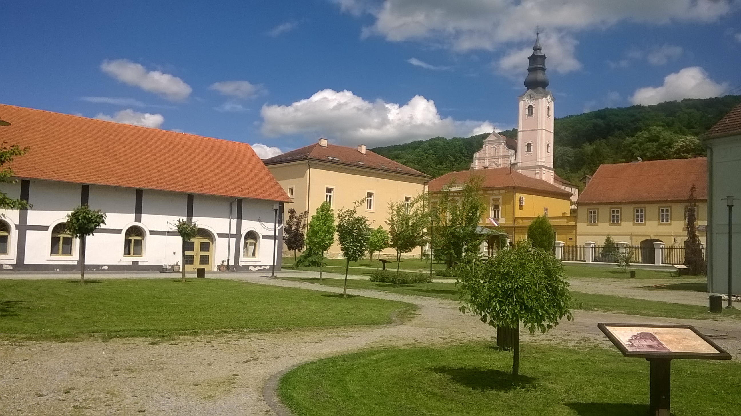 Pakrac, mountain village in Croatia
