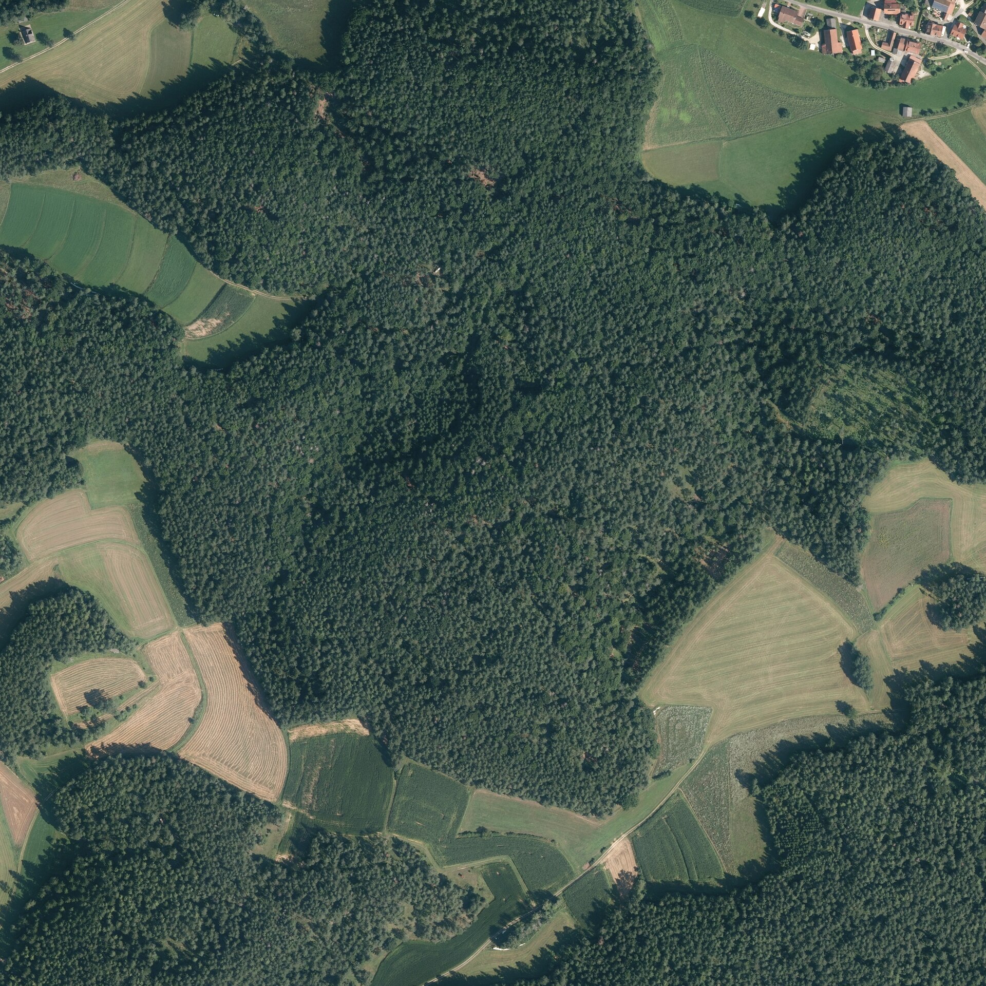 Hirschbach, mountain village in Germany