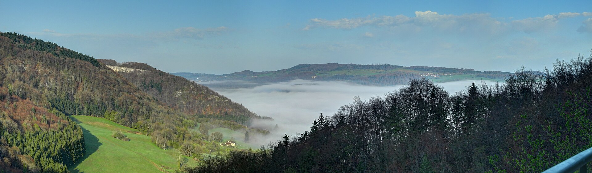Goule, mountain village in France