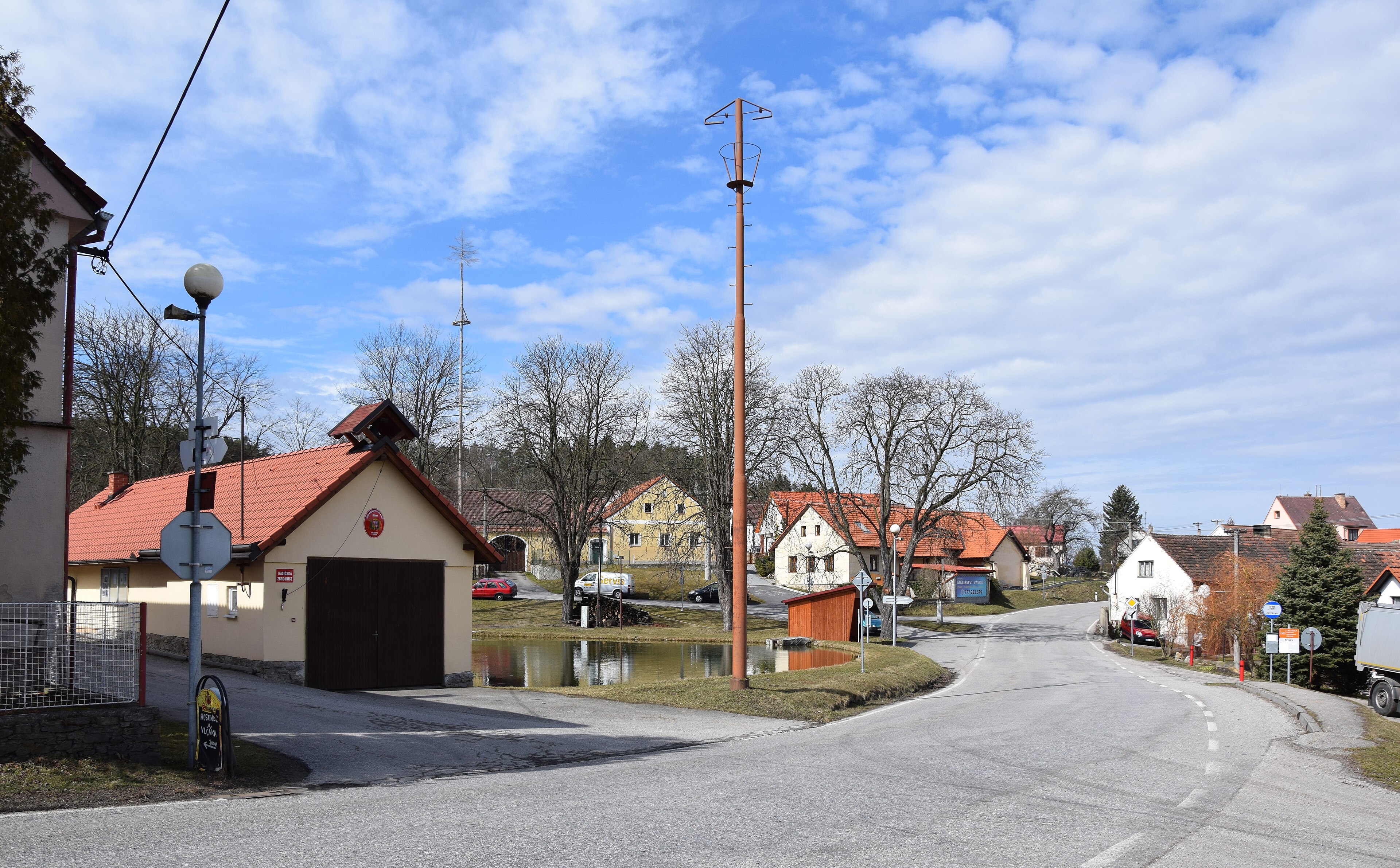Holubov, mountain village in Czechia