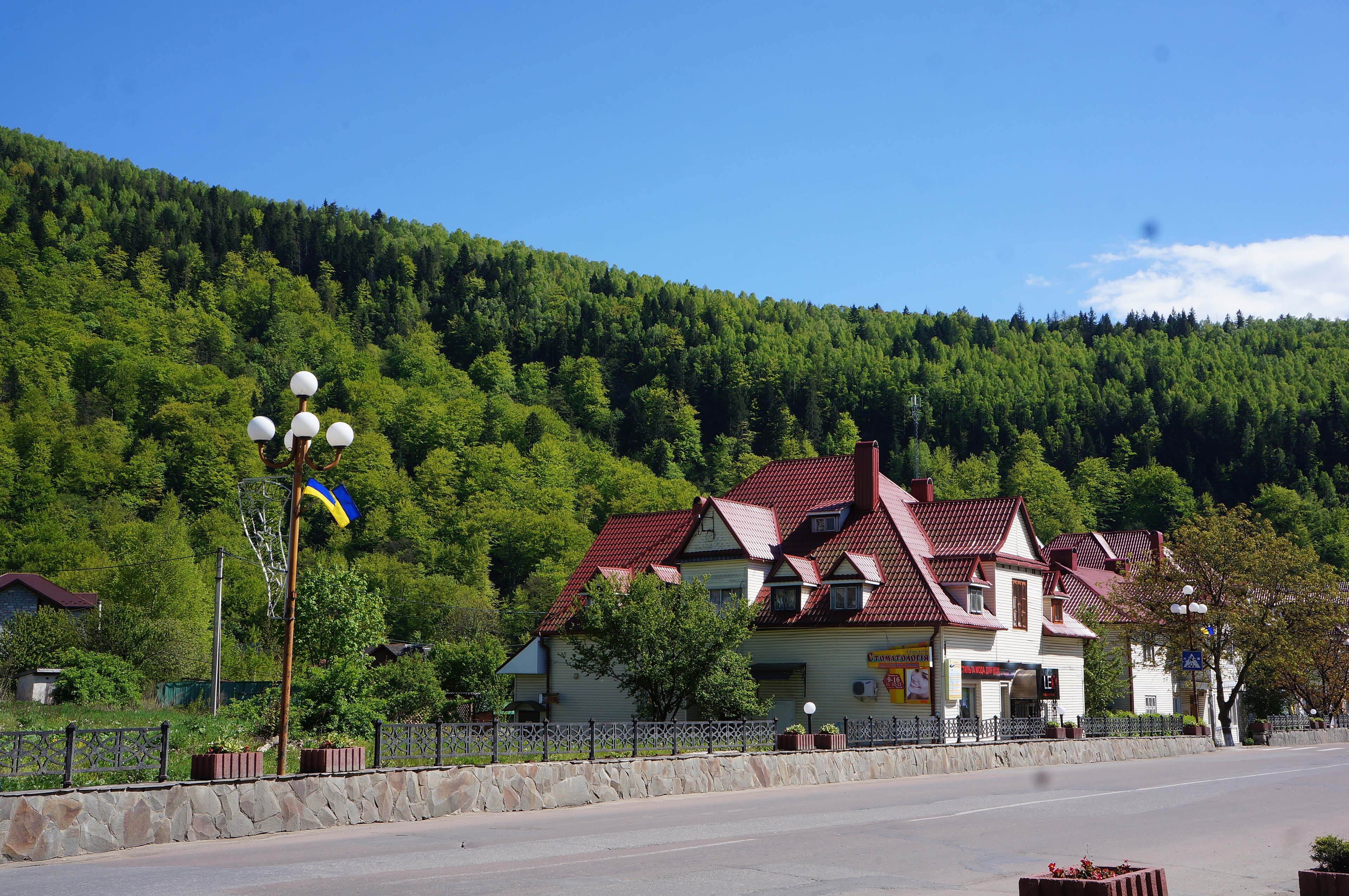 Yaremche, mountain village in Ukraine