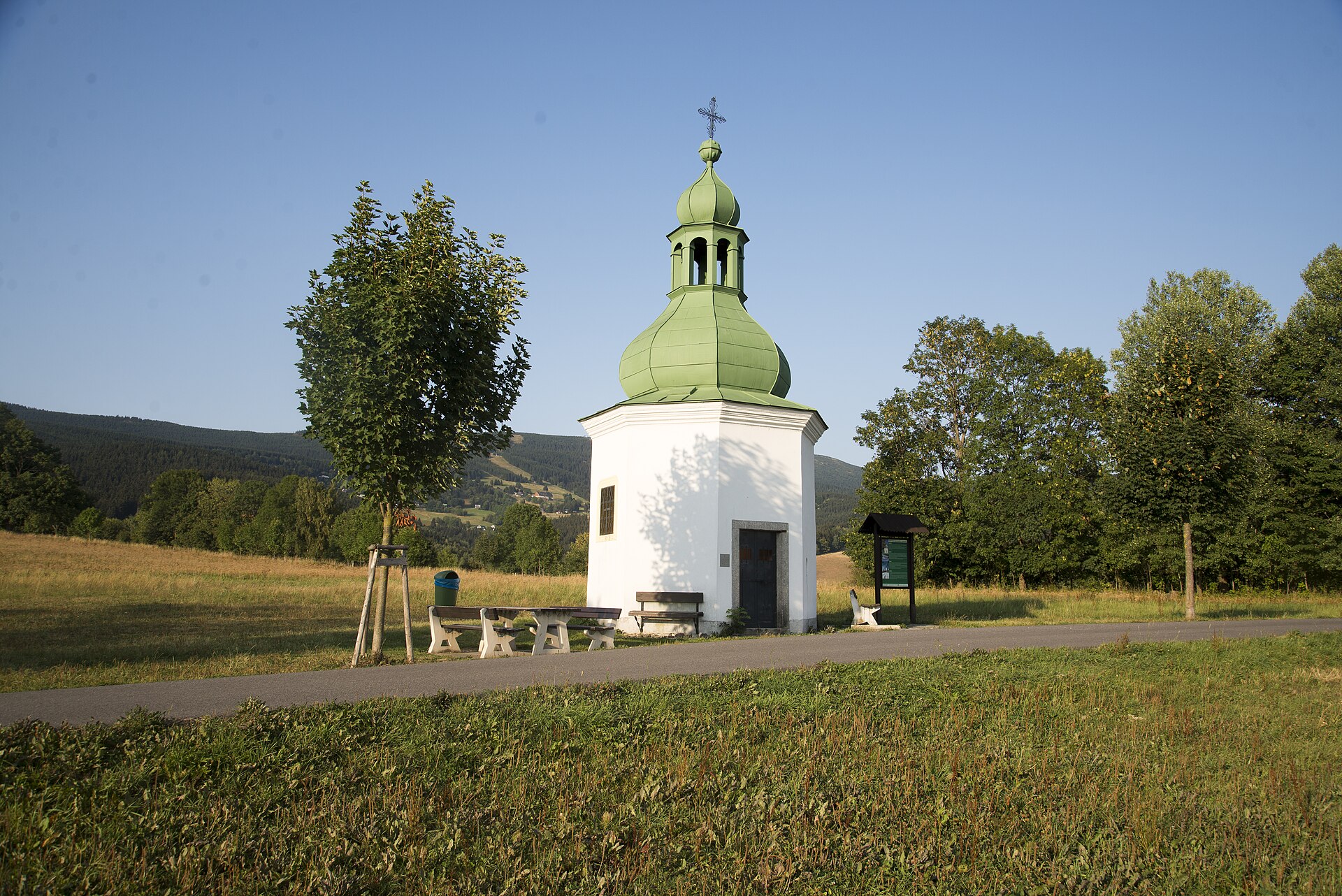 Ski areál Bosíno — Alpine village in Czechia