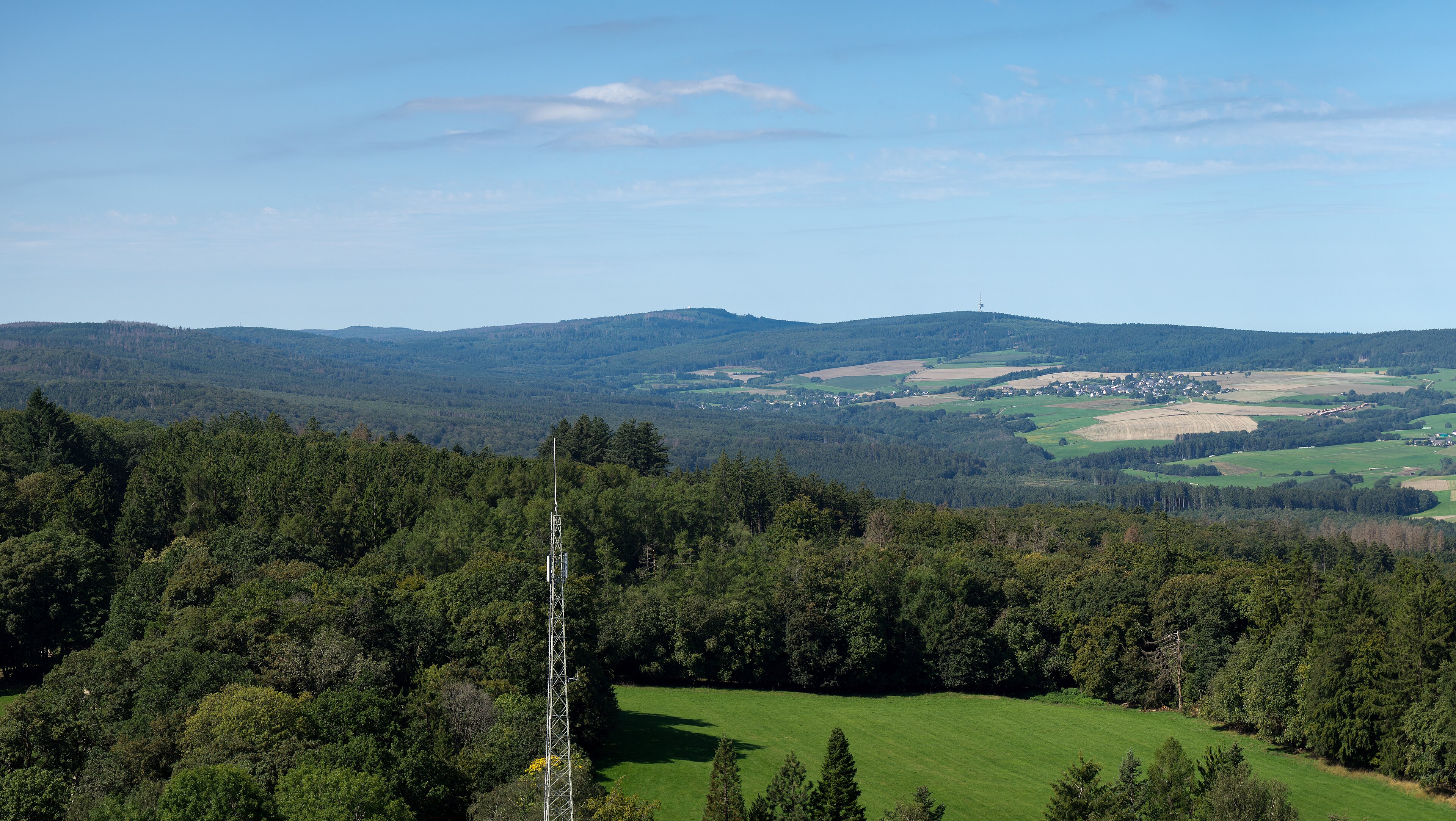 Erbeskopf, mountain village in Germany