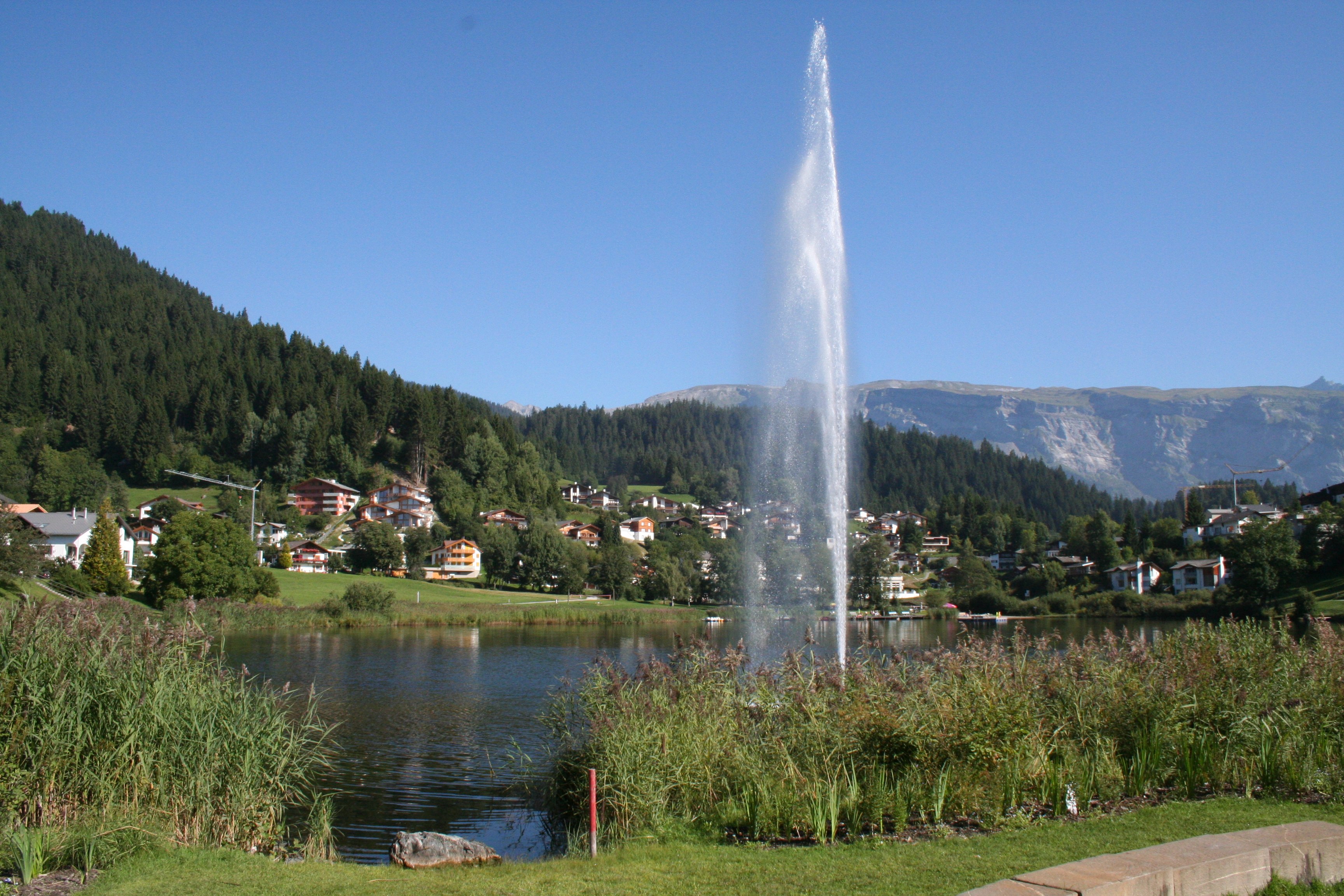 Laax — Alpine village in Switzerland