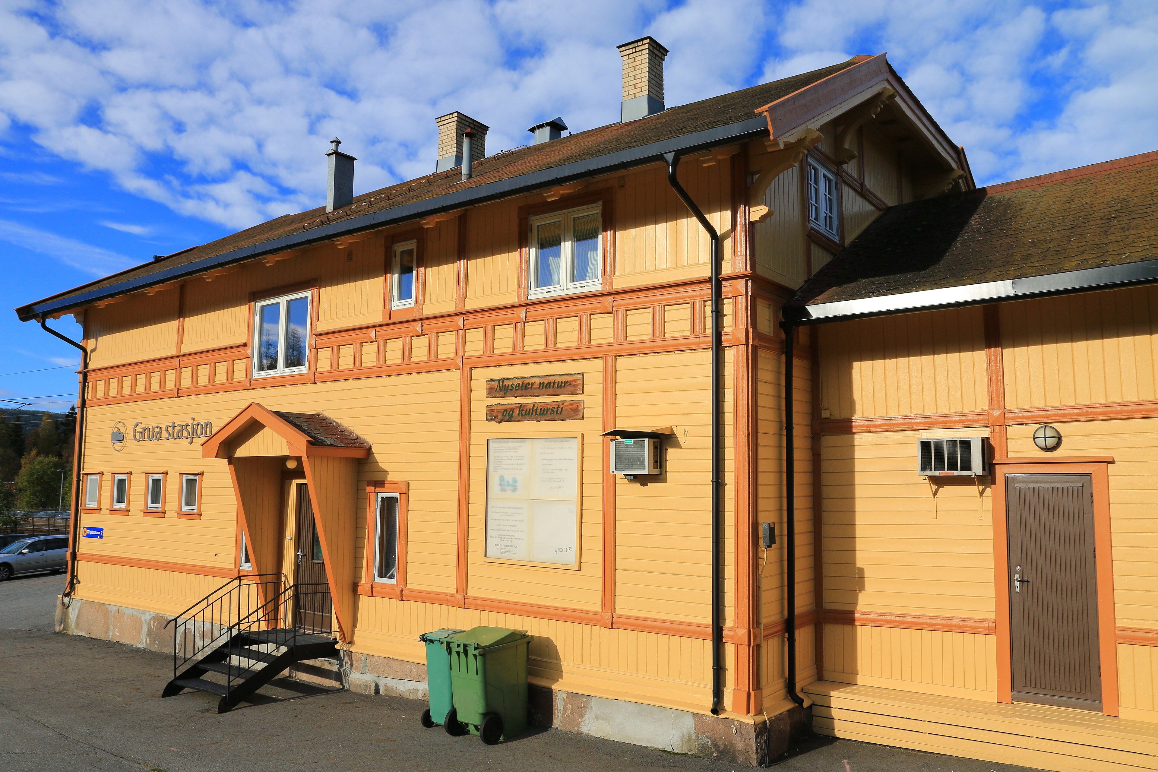 Grua, mountain village in Norway