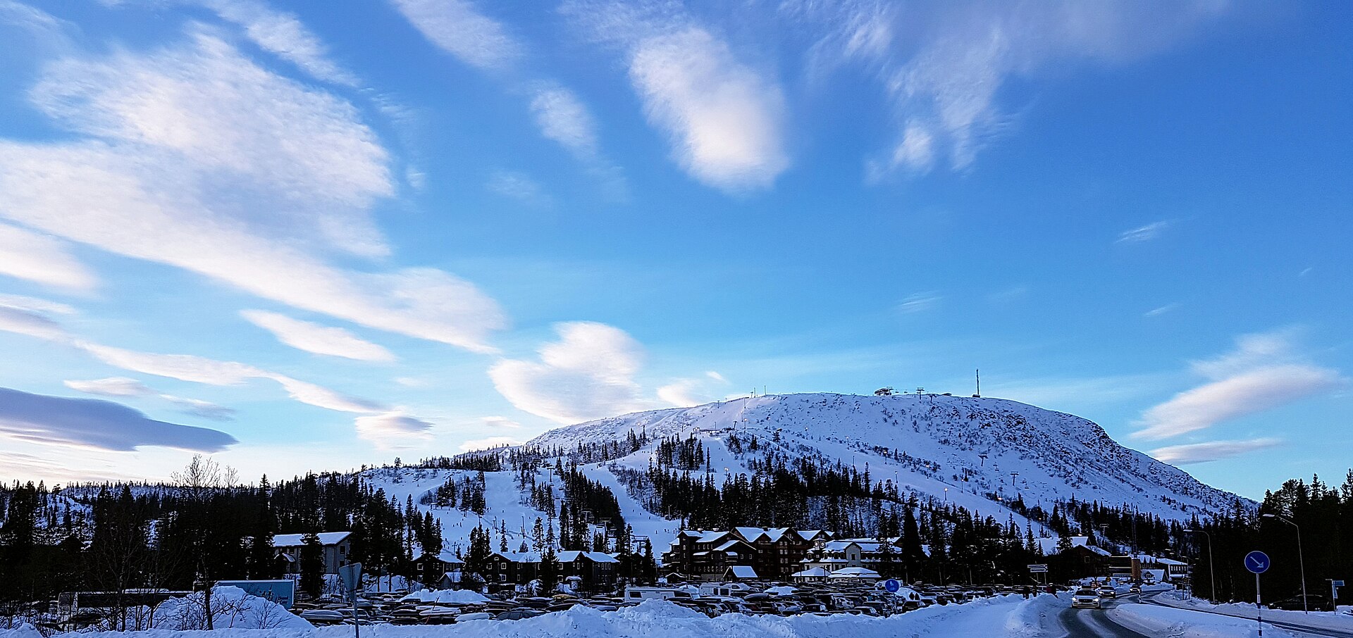 Vemdalsskalet, mountain village in Sweden