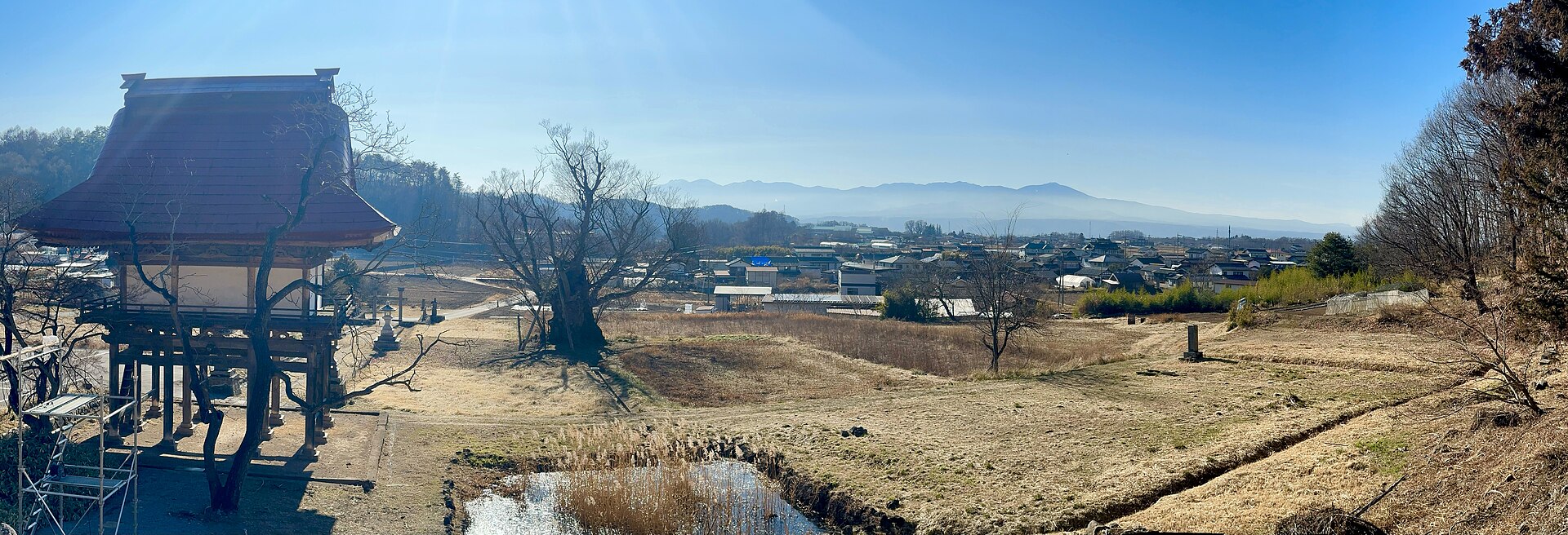 Saku Ski Garden Parada, mountain village in Japan