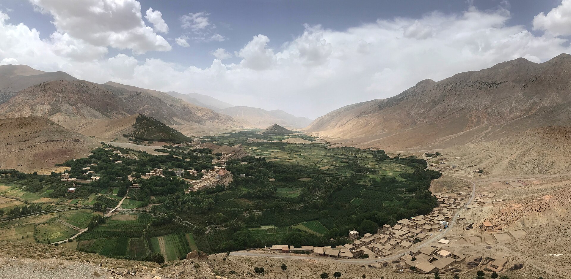 Ait Bouguemez, mountain village in Morocco