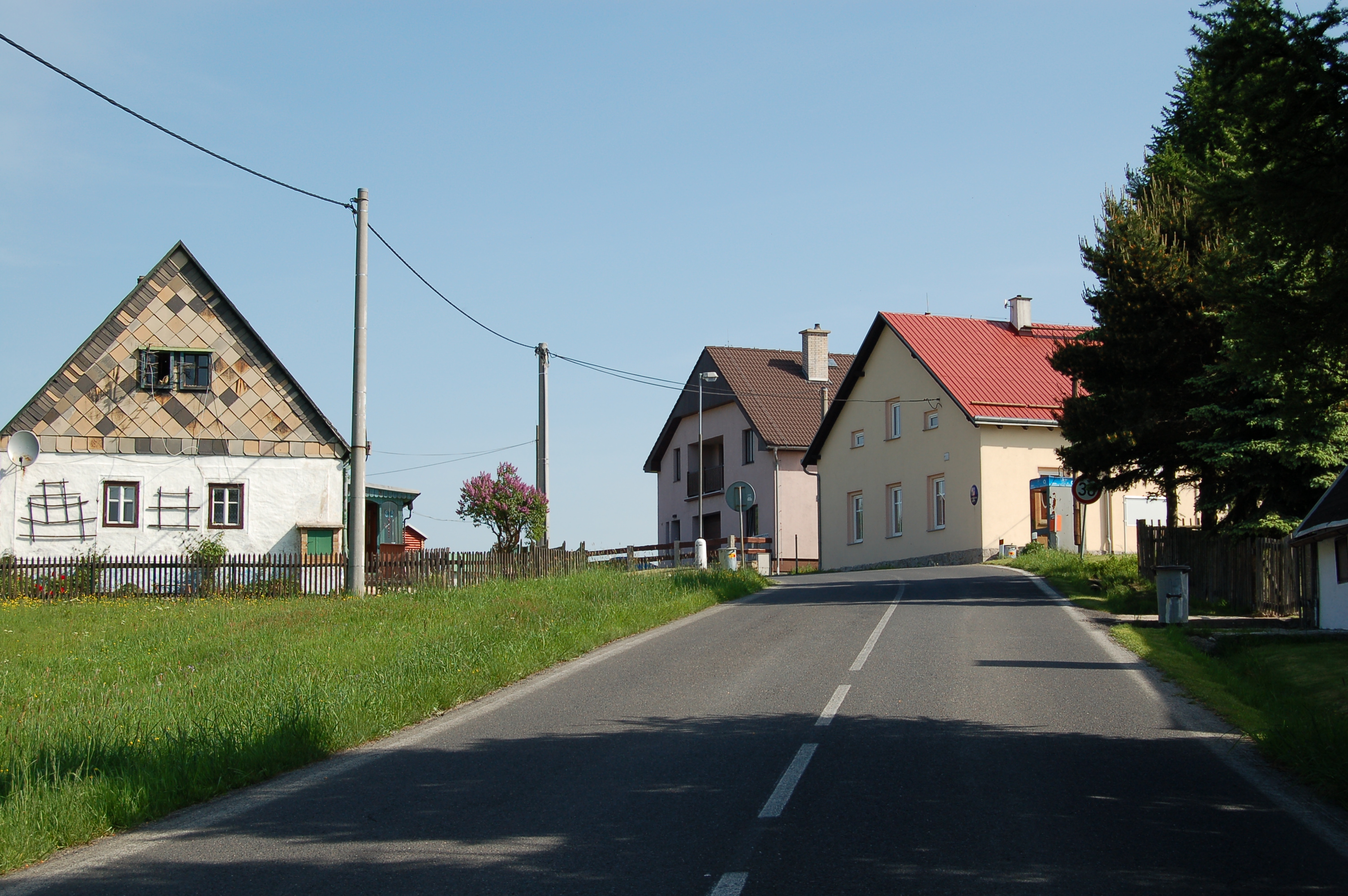 Klíny, mountain village in Czechia