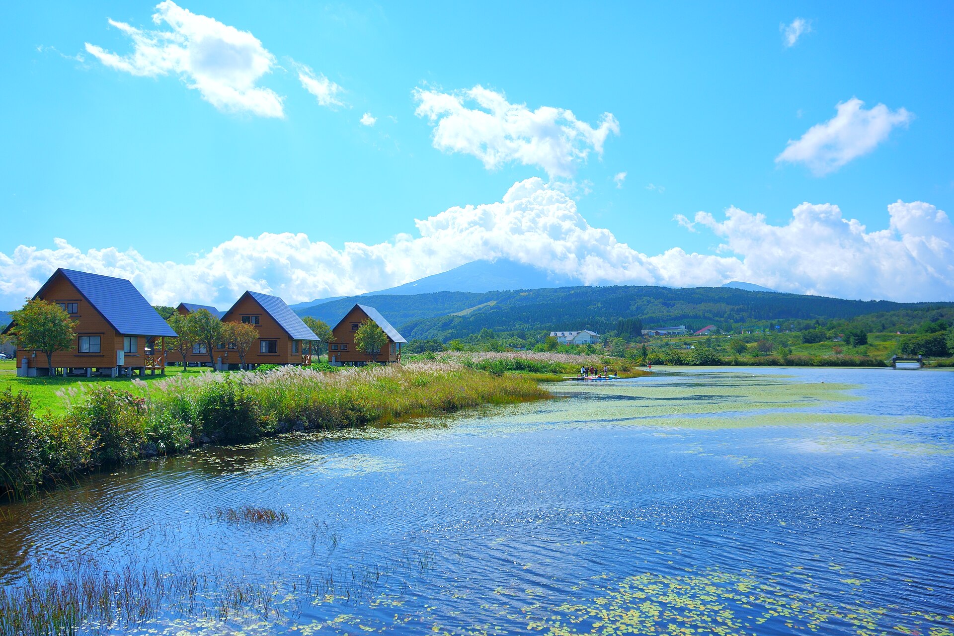 Yashima Ski Area, mountain village in Japan
