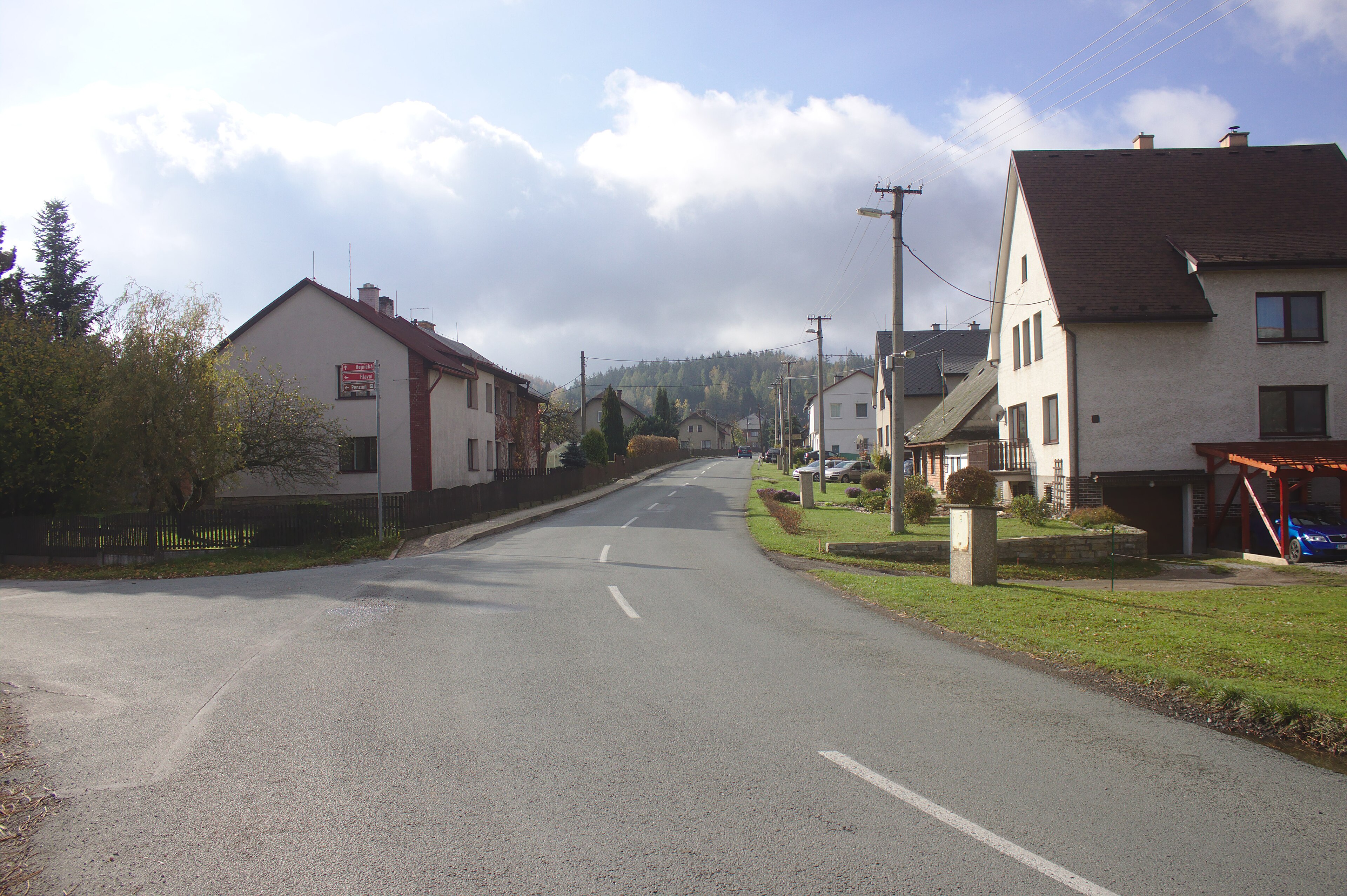 Dlouhoňovice, mountain village in Czechia