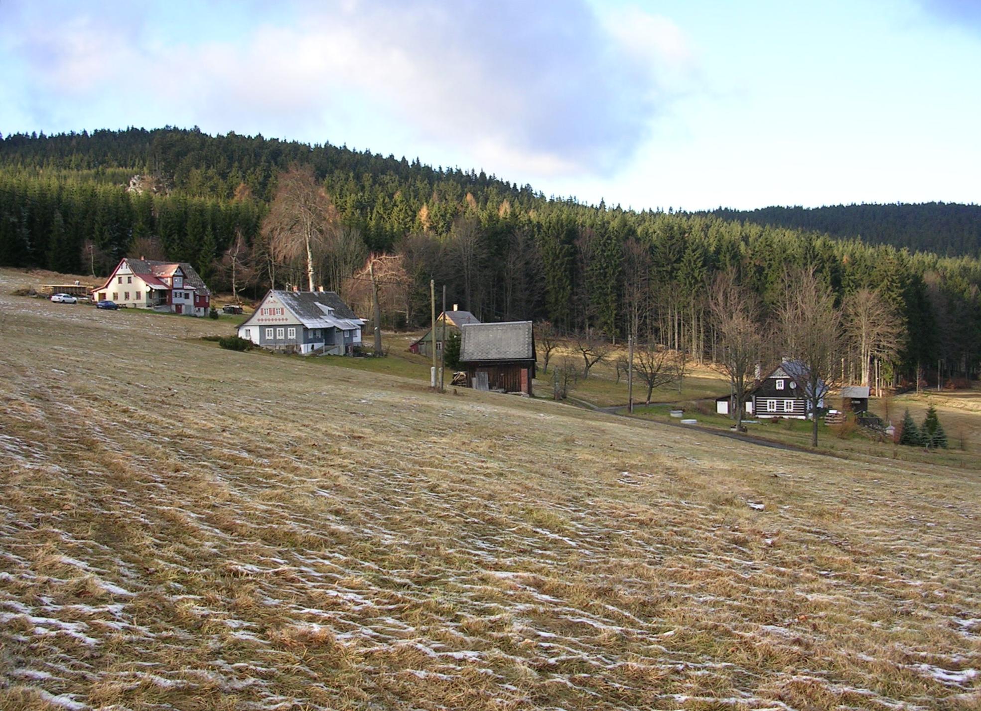 Paseky nad Jizerou — Alpine village in Czechia