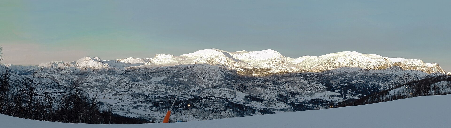 Hemsedal skisenter, mountain village in Norway