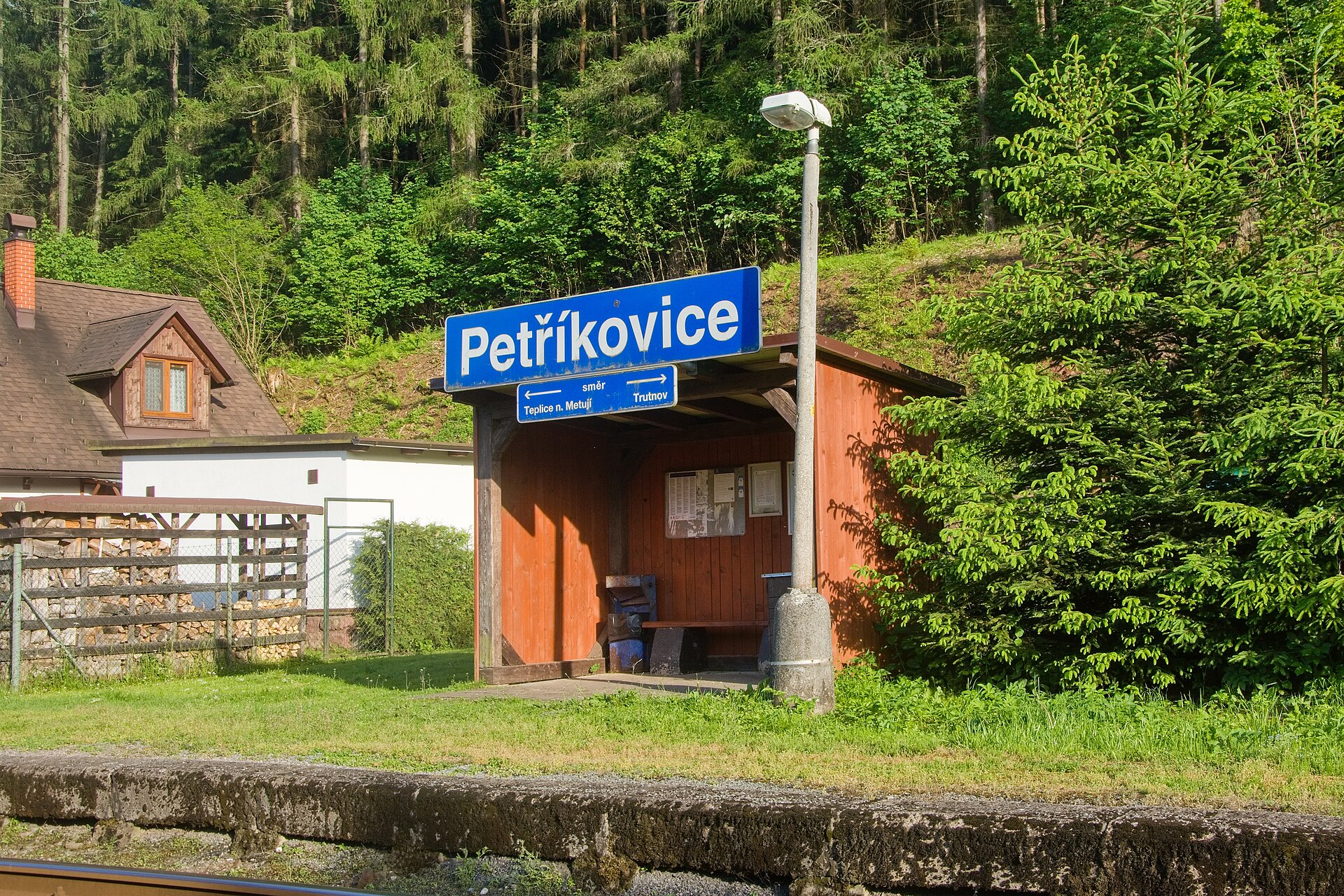 Petříkovice — Alpine village in Czechia