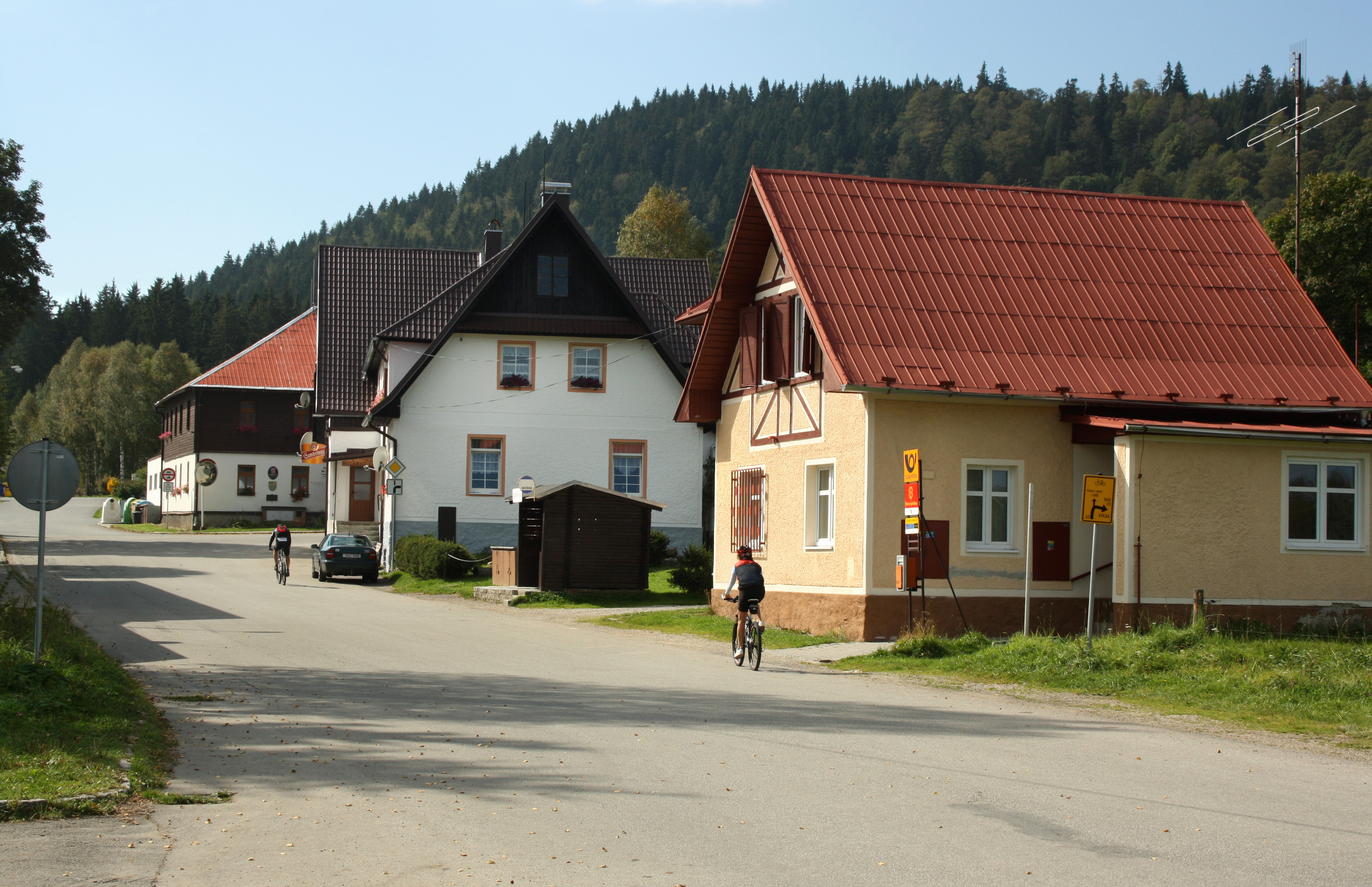 Borová Lada — Alpine village in Czechia