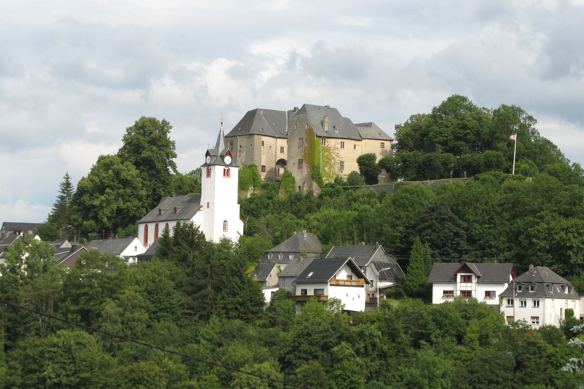 Westerburg, mountain village in Germany
