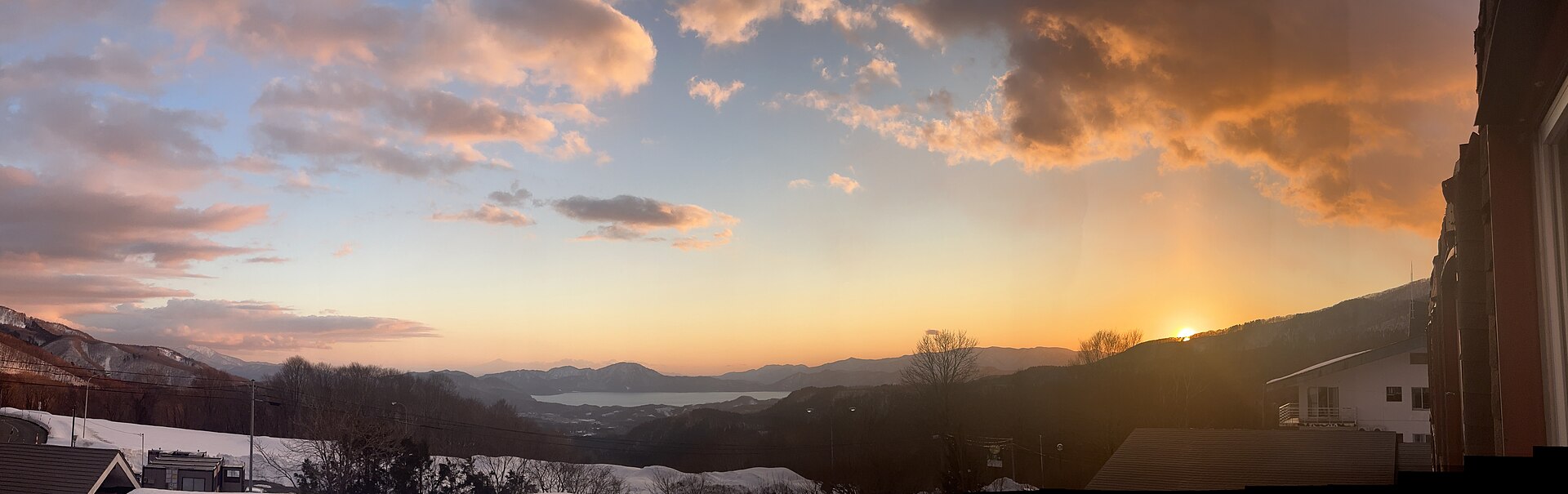 Tazawako Ski Resort, mountain village in Japan