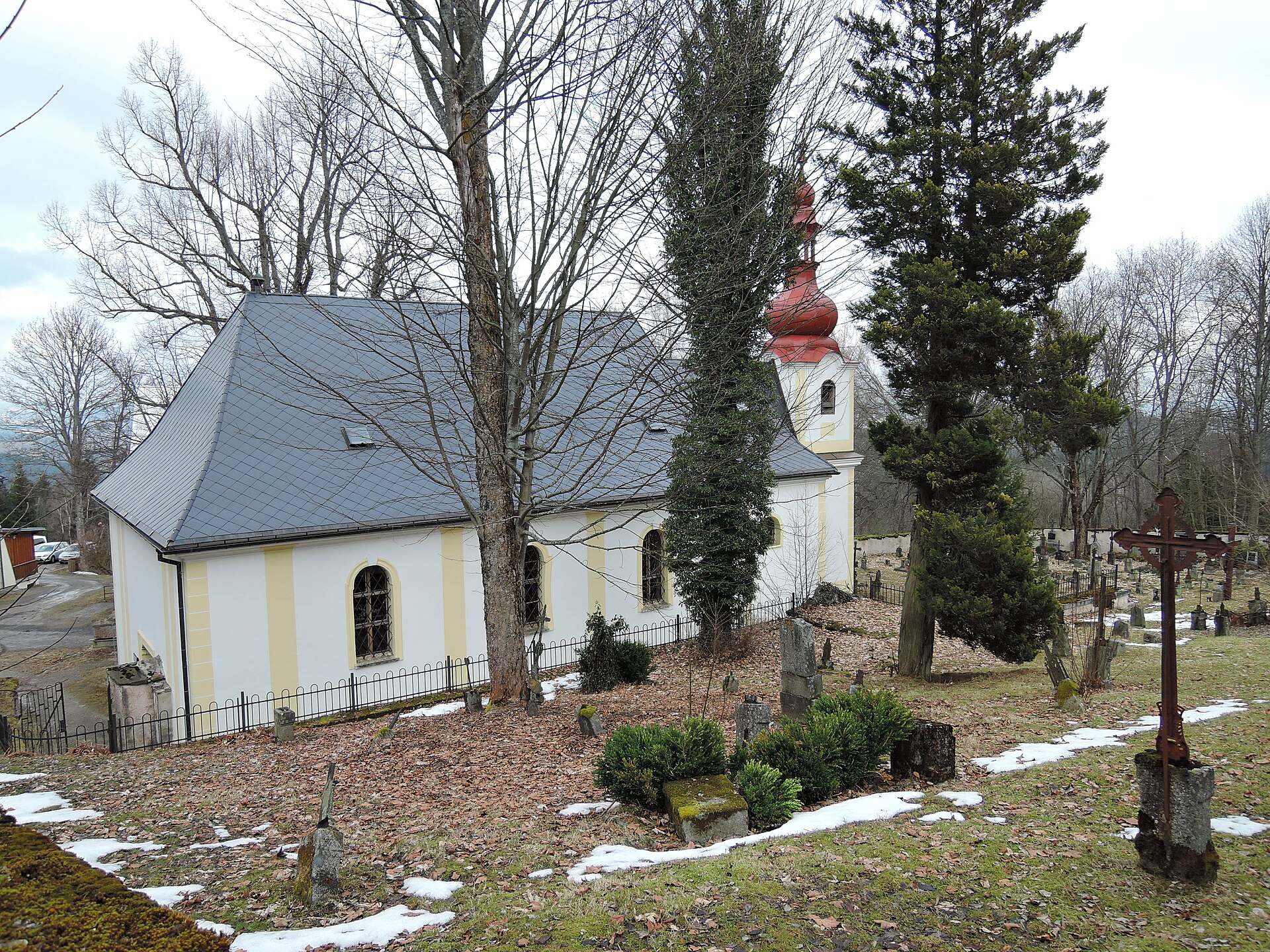 Hartmanice — Alpine village in Czechia