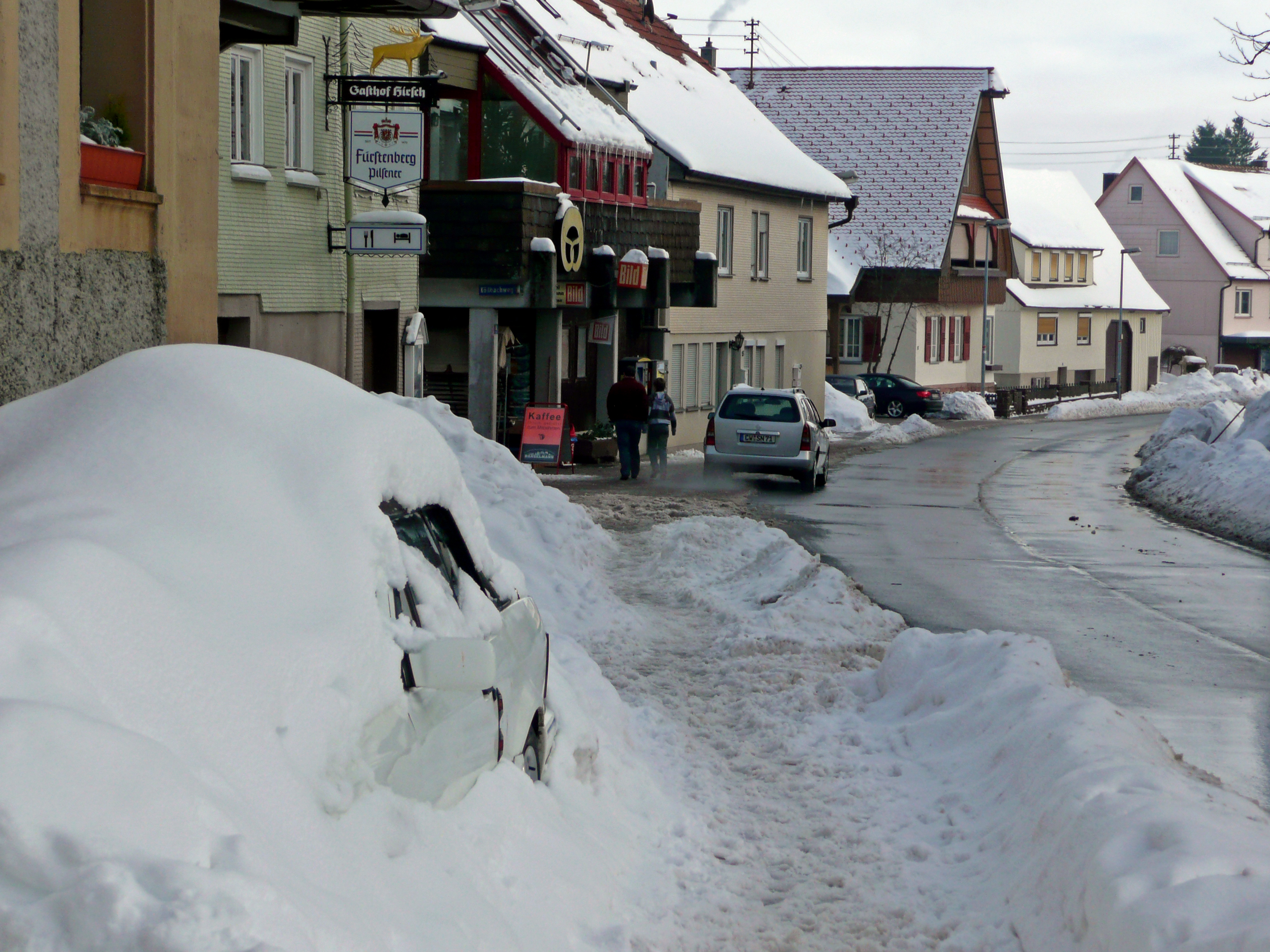 Simmersfeld, mountain village in Germany