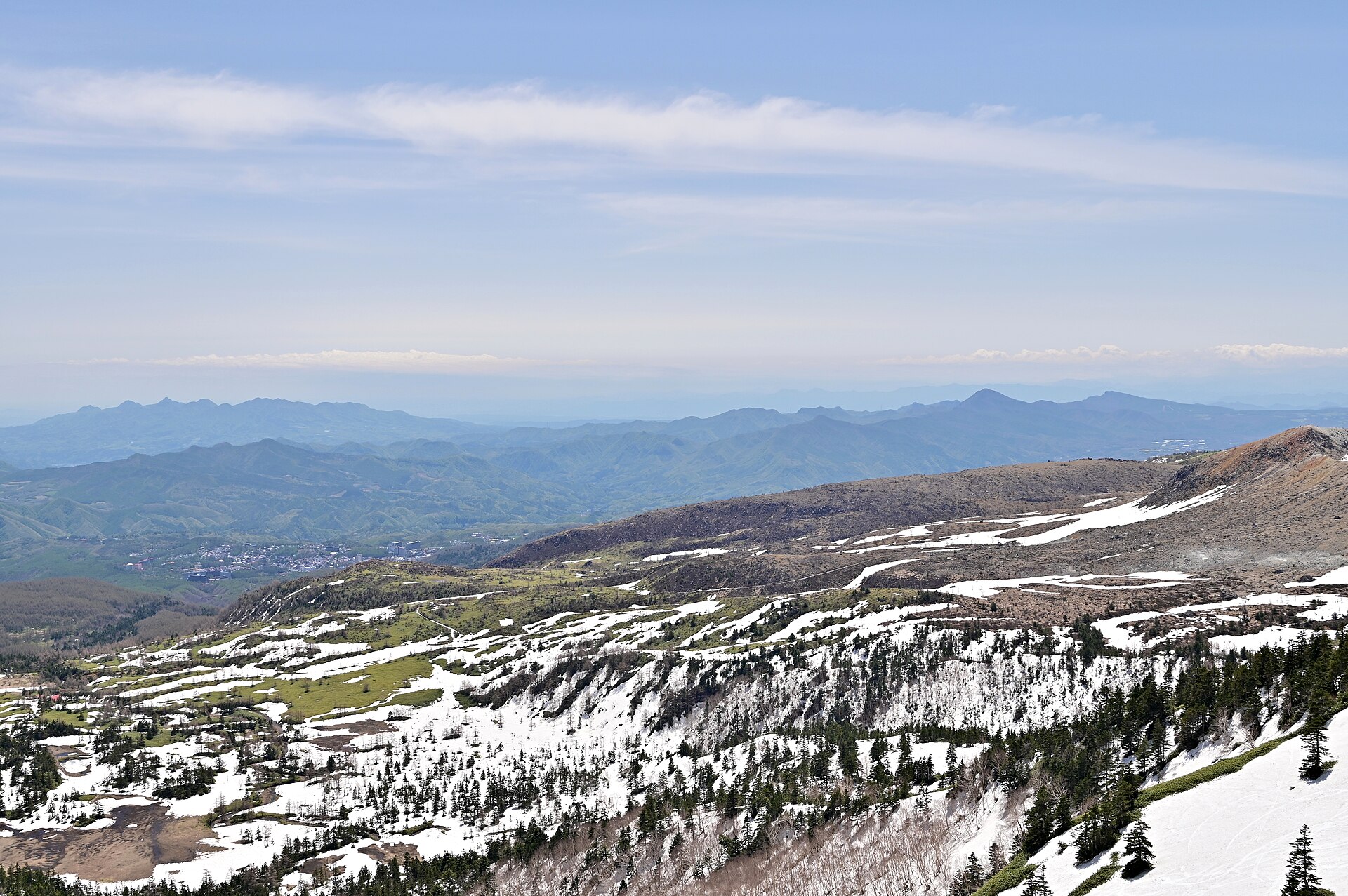 Shiga Kogen Shibutoge Ski Area, mountain village in Japan