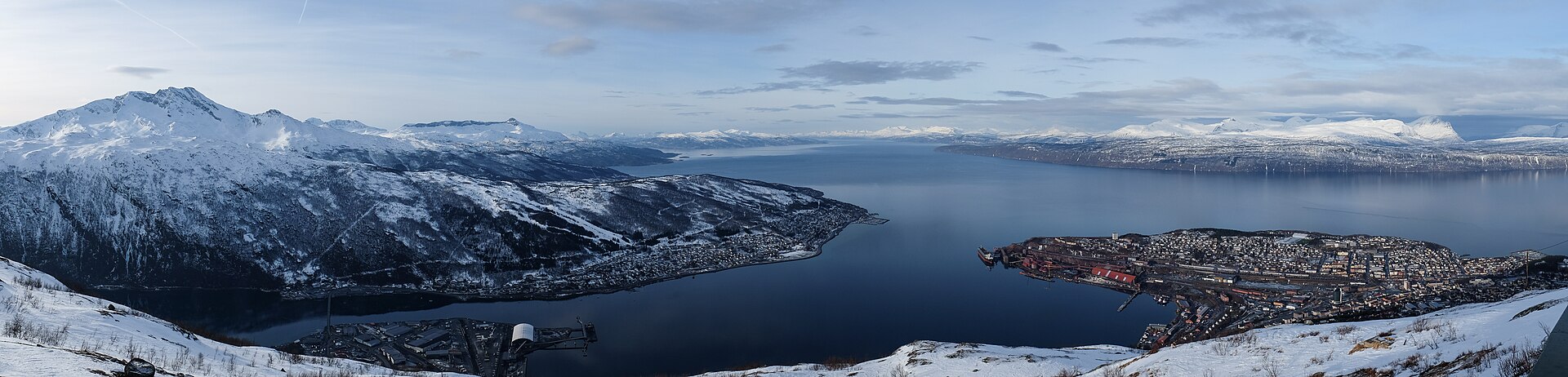 Narvikfjellet Ski Resort, mountain village in Norway