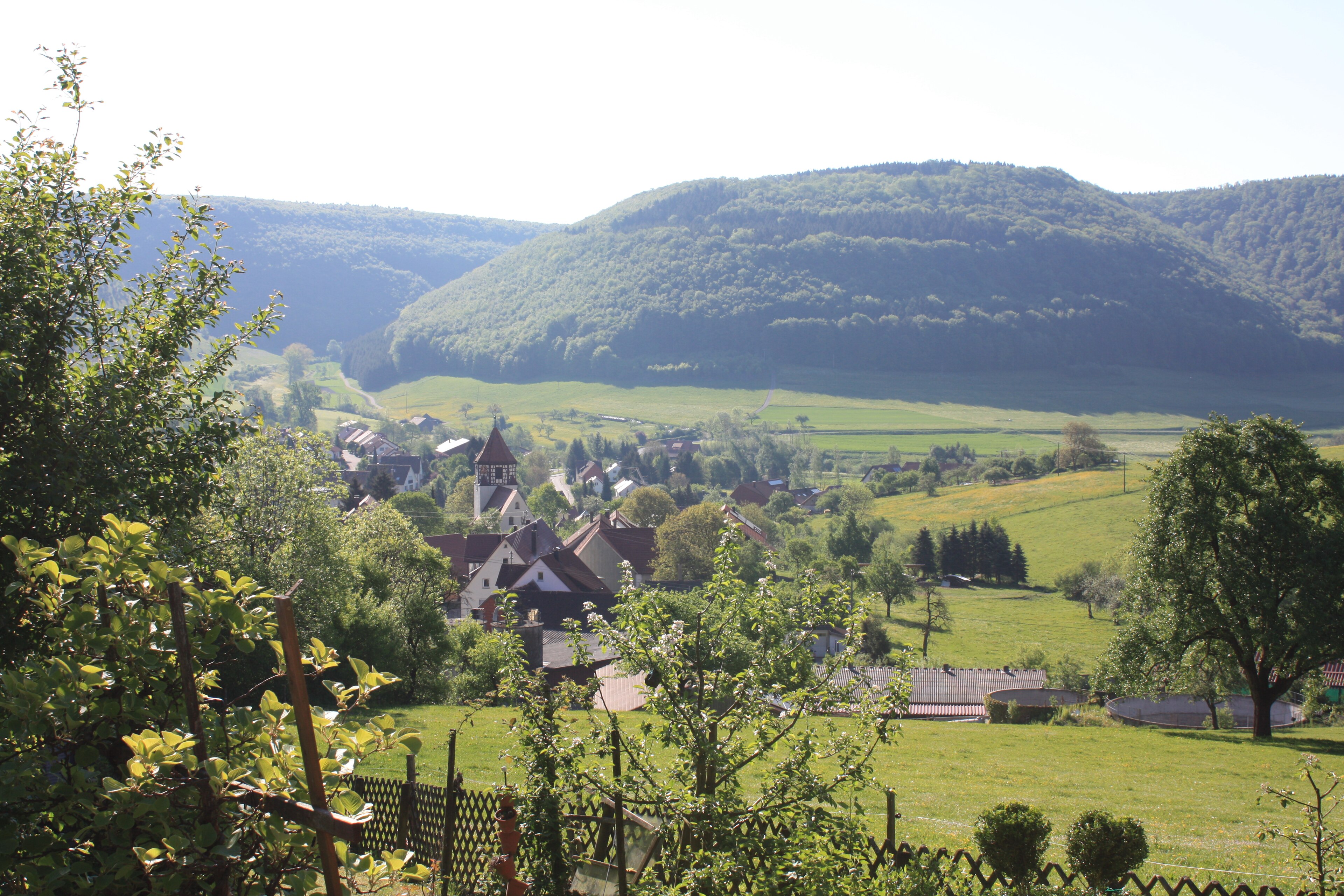 Degenfeld, mountain village in Germany
