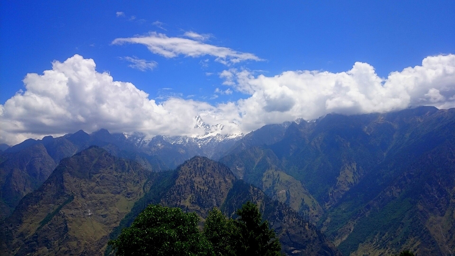 Auli, mountain village in India