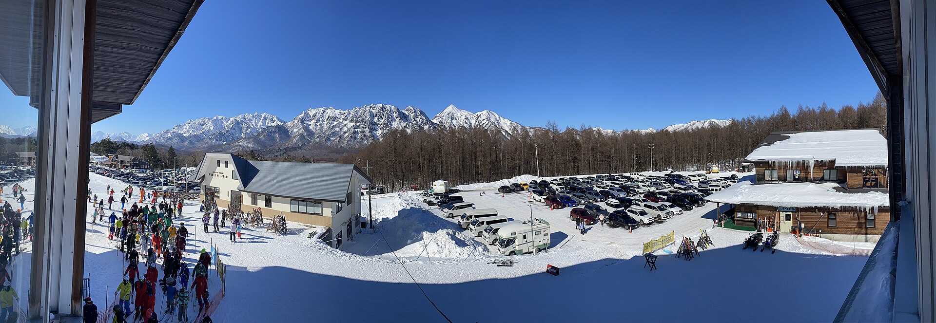 Togakushi Ski Area, mountain village in Japan