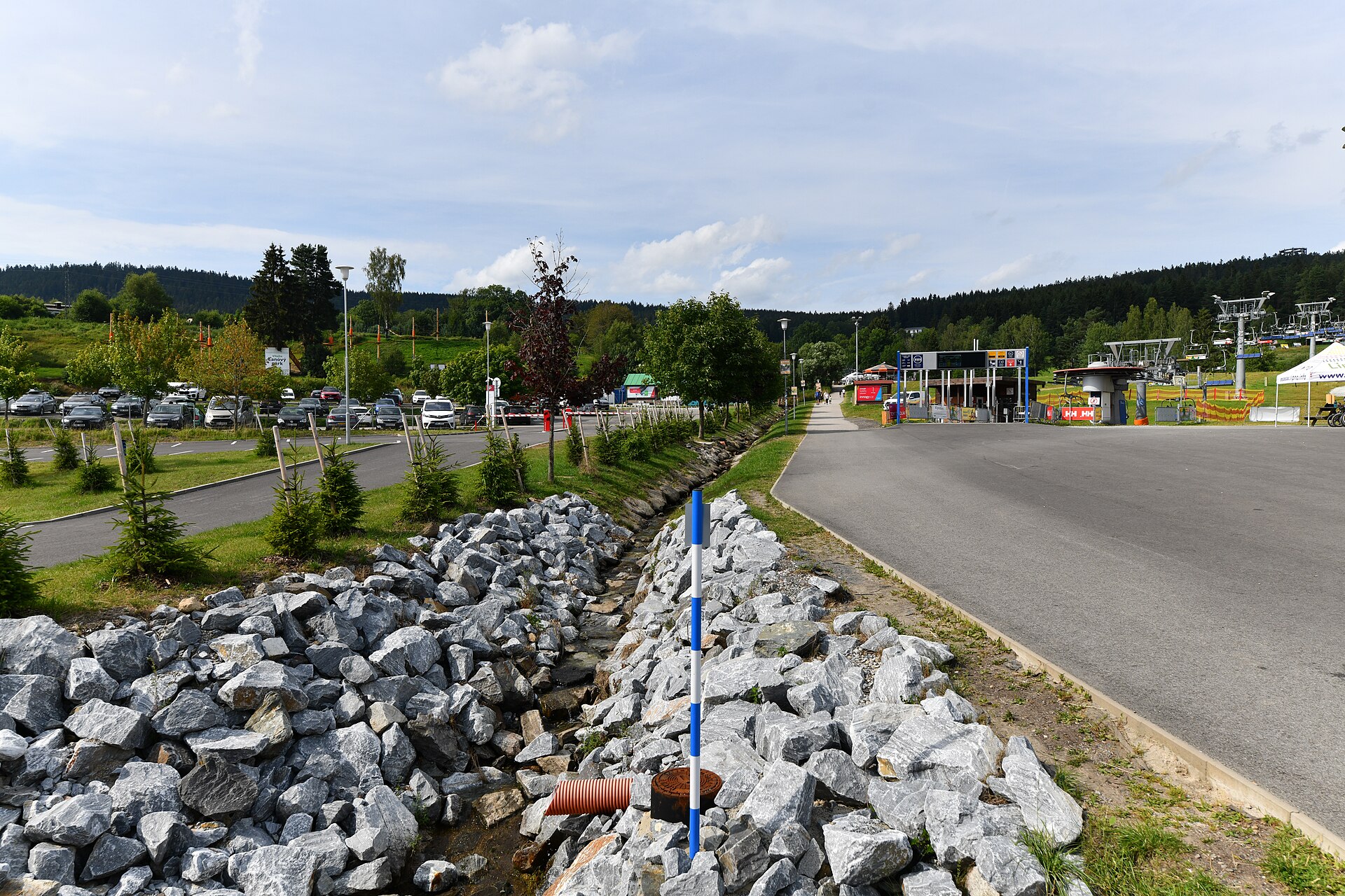 Lipno — Alpine village in Czechia